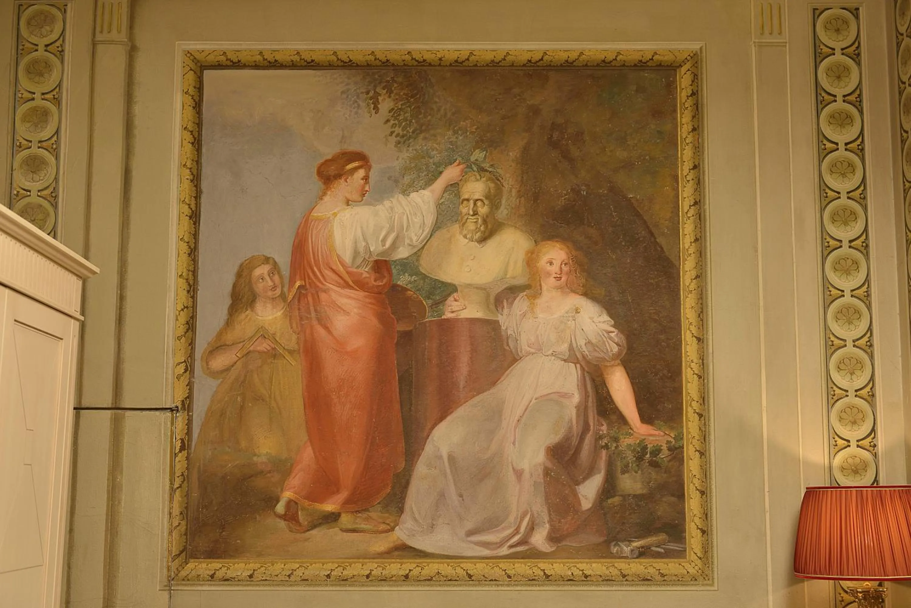 Decorative detail in Palazzo Guicciardini