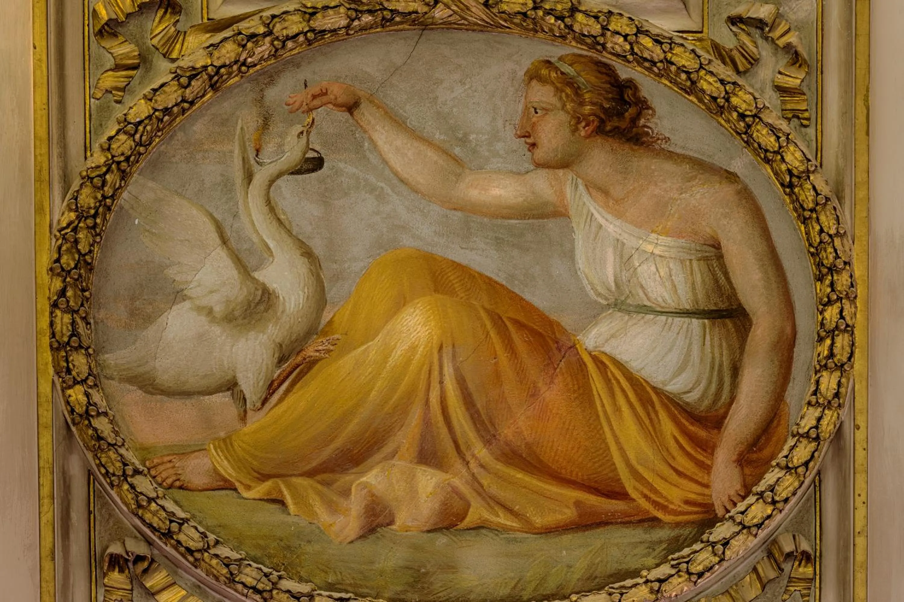 Decorative detail in Palazzo Guicciardini