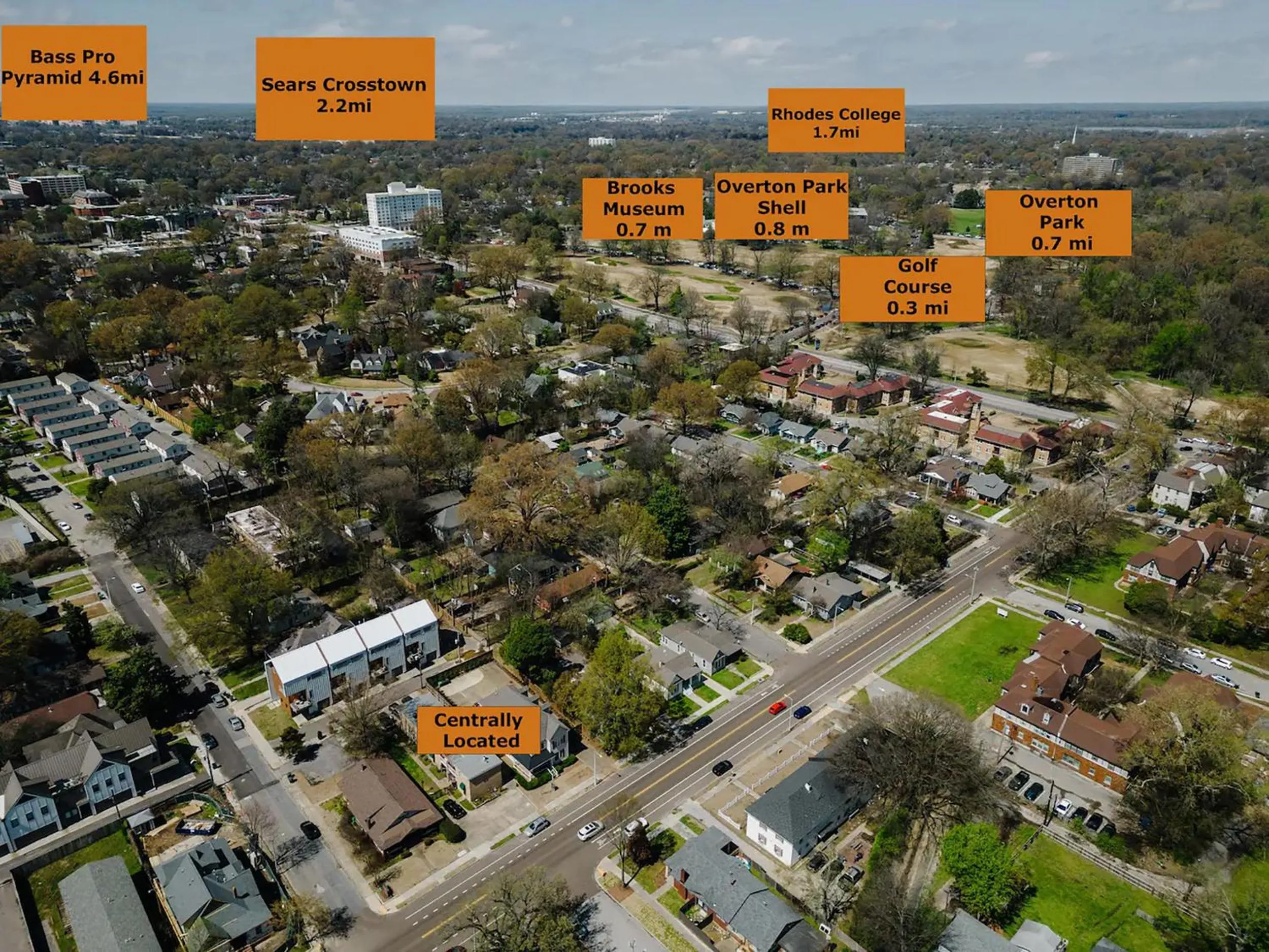 Neighbourhood in Centrally Located 2BR Overton Square Unit 1 Fast WiFi Free Parking Yes Pets