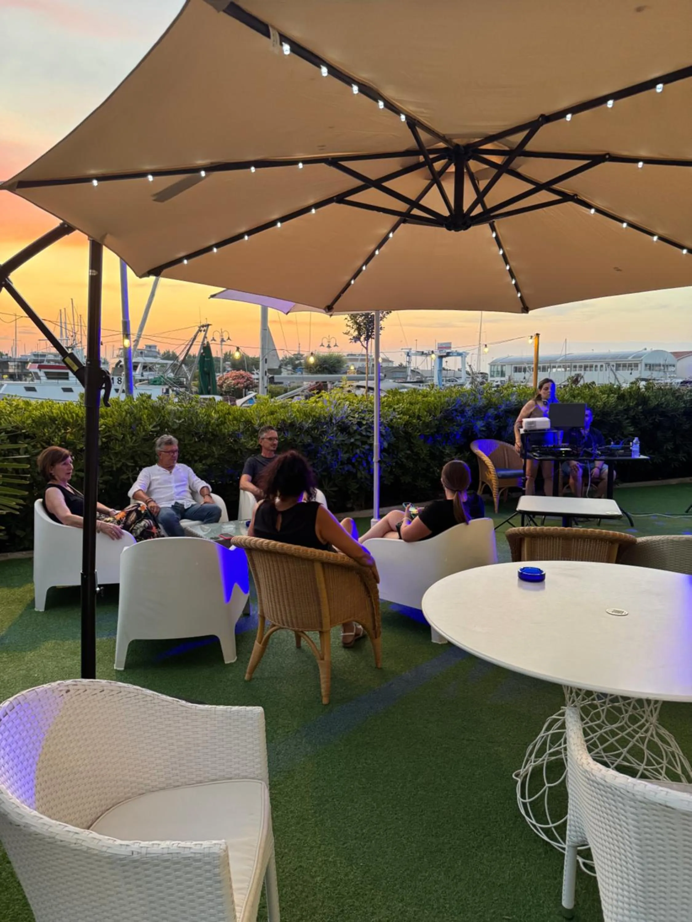 Garden view in Hotel Baltic