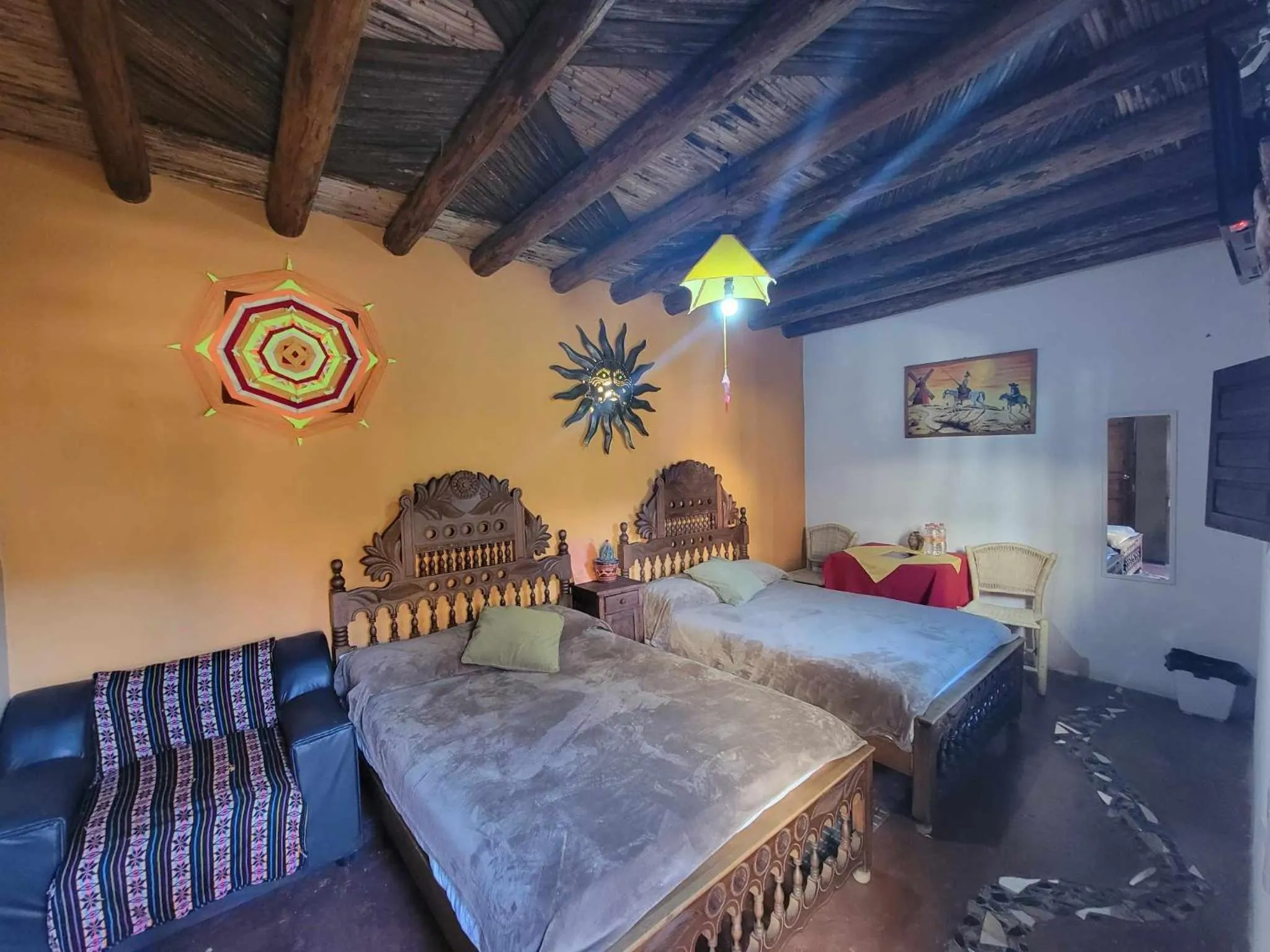 Photo of the whole room, Bed in HOTEL RINCÓN MAGICO REAL DE CATORCE