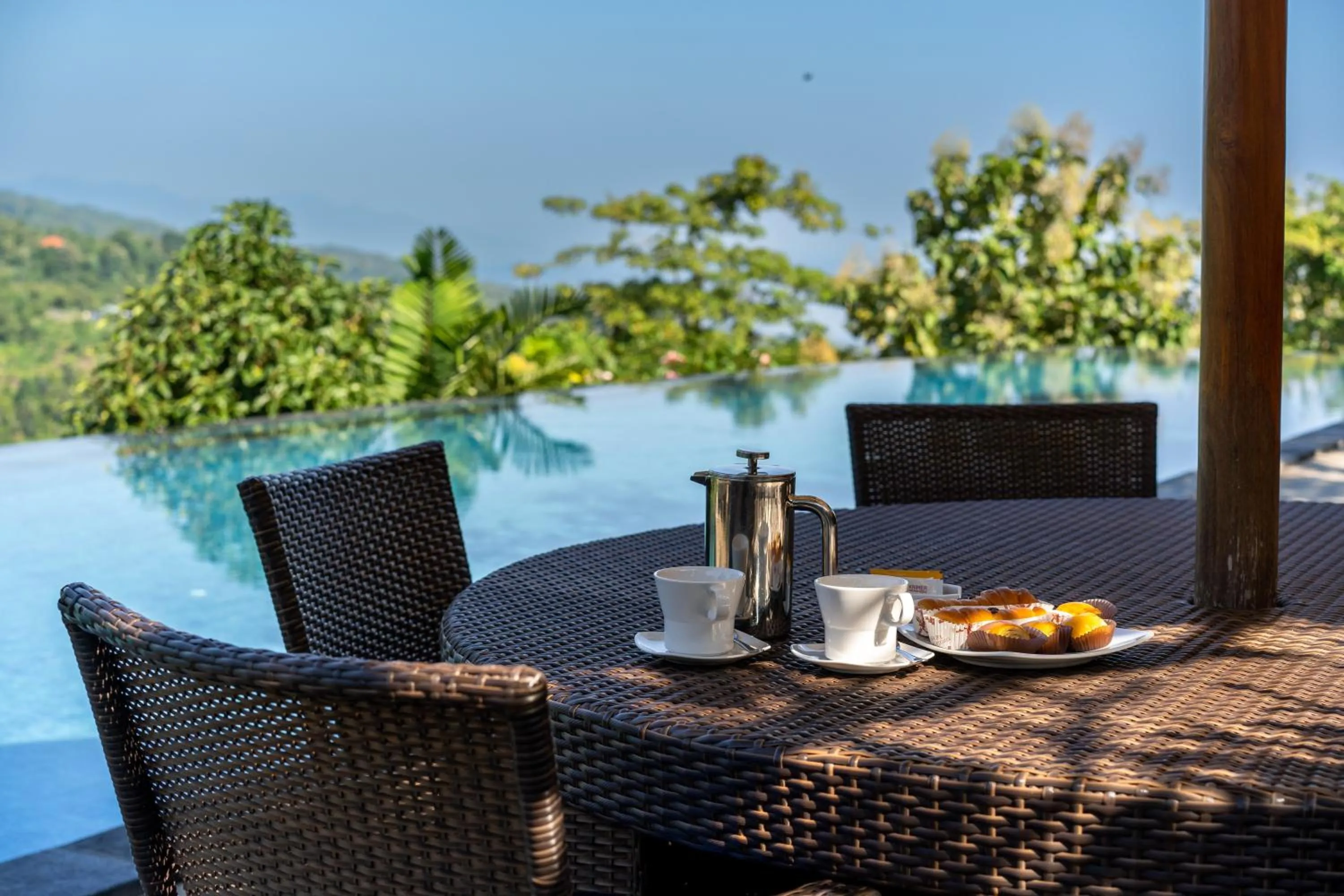 Mountain view in Villa Selonding Batu