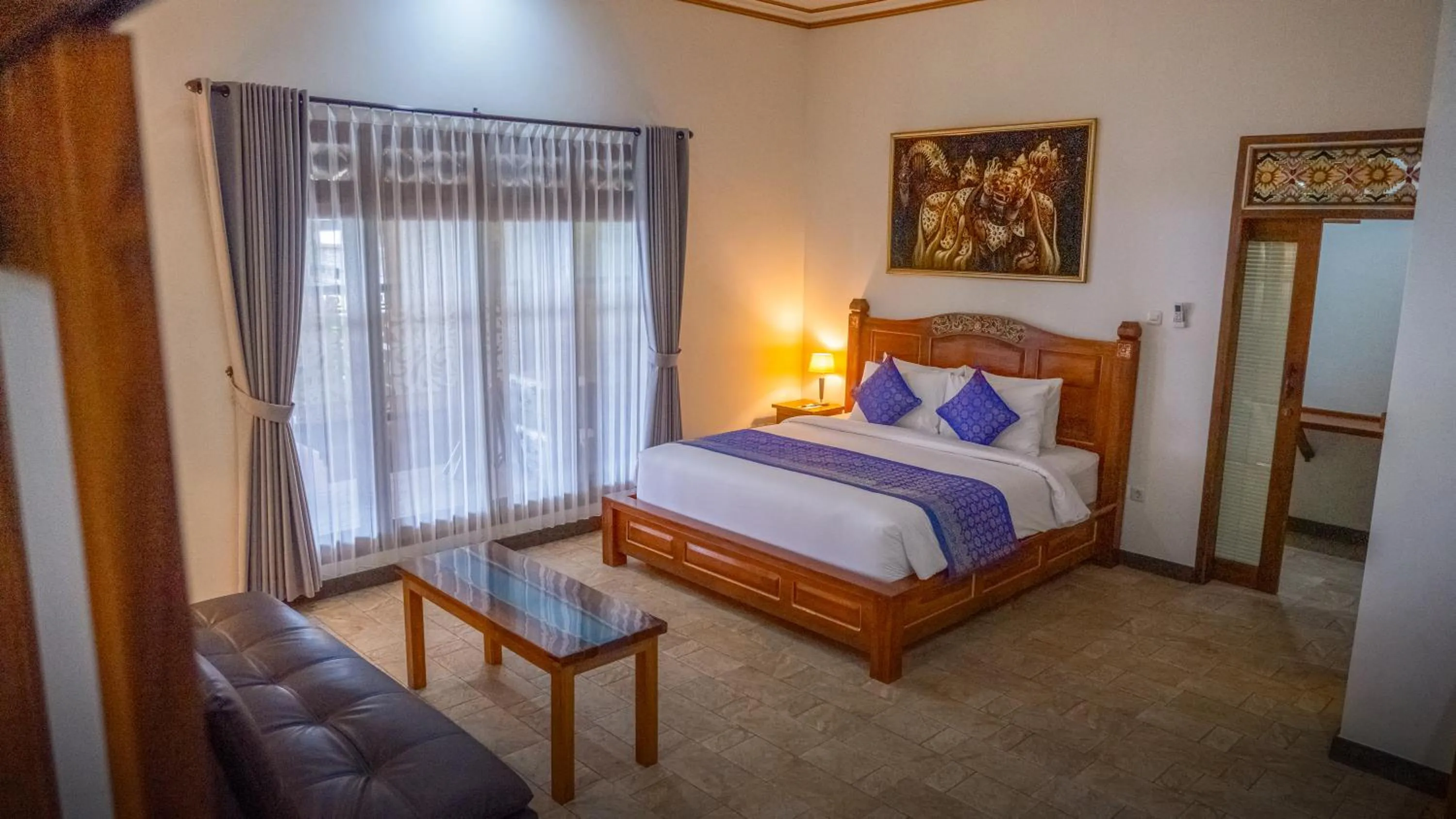 Bedroom, Bed in Villa Selonding Batu