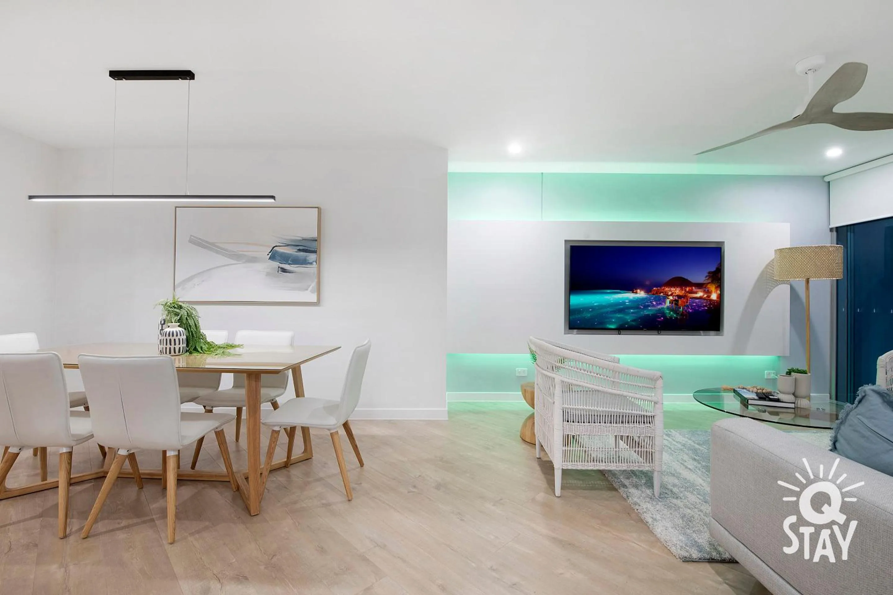 Living room in Chevron Renaissance by Vaun