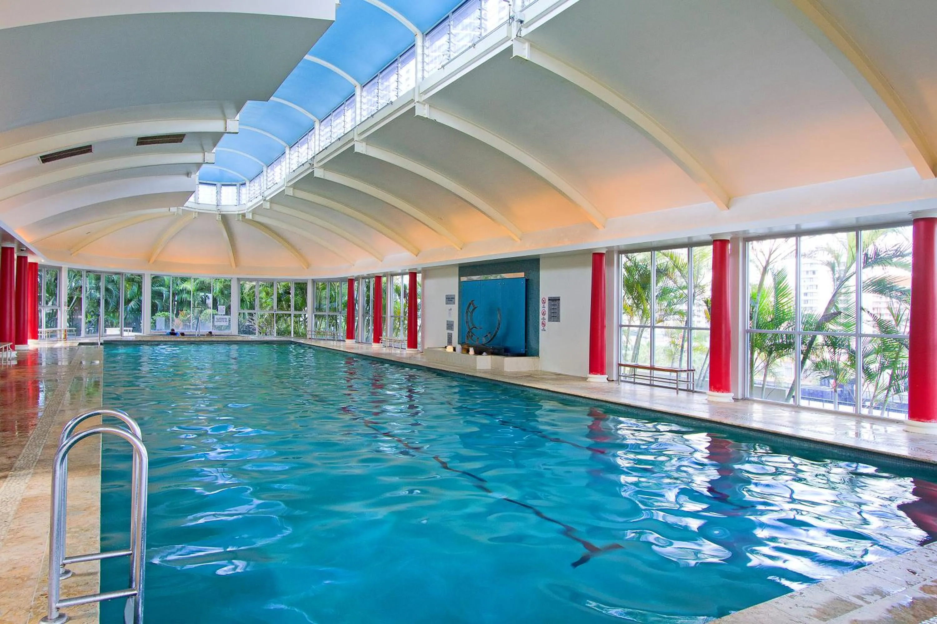 Swimming pool in Chevron Renaissance by Vaun