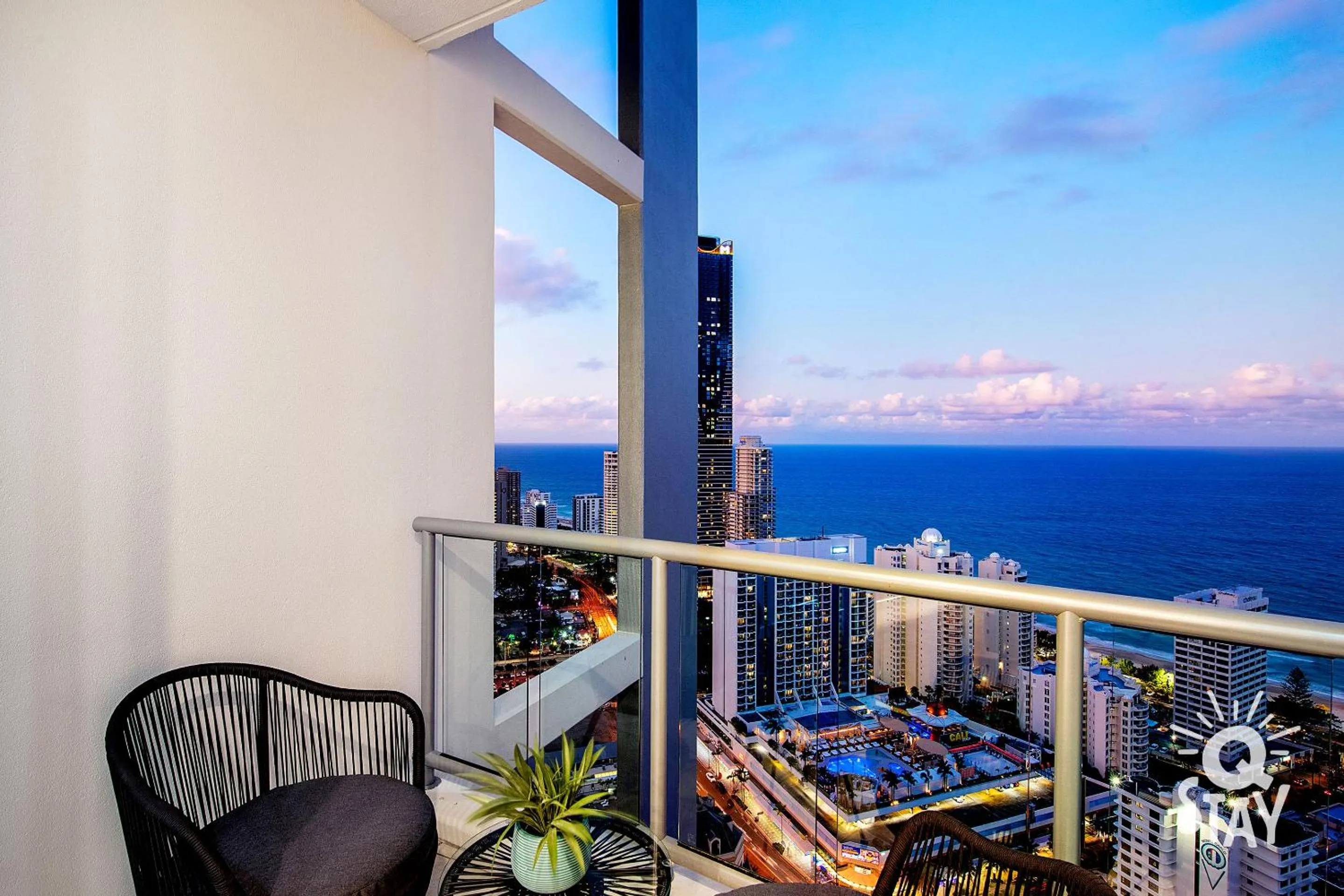 Sea view in Chevron Renaissance by Vaun