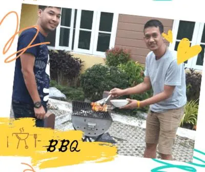 BBQ facilities in Family Resort Khao Yai