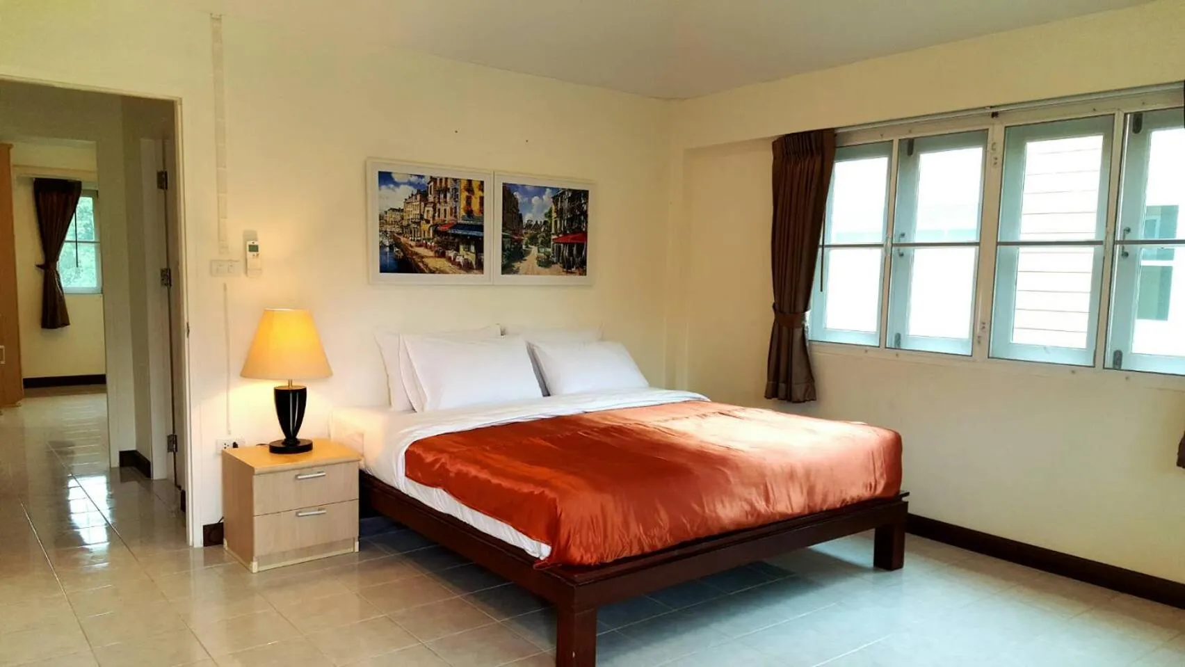 Bed in Family Resort Khao Yai