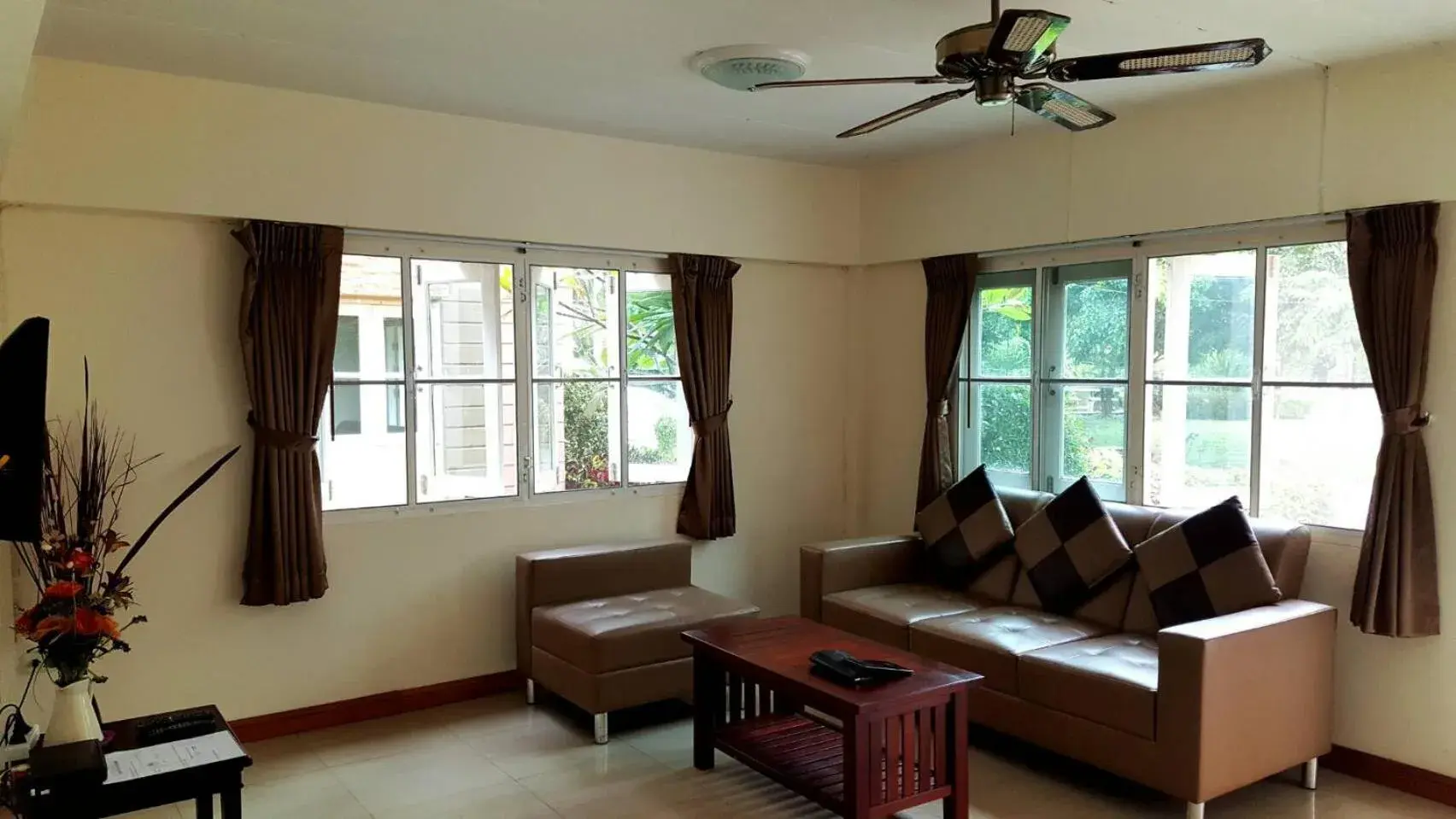 Living room in Family Resort Khao Yai Living room in Family Resort Khao Yai