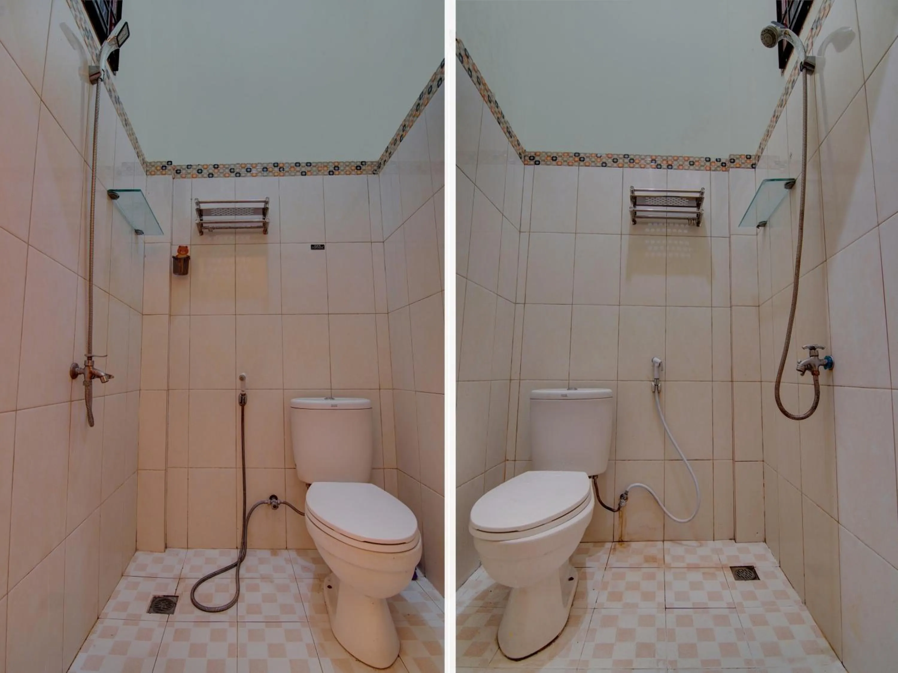 Bathroom in Hotel O Bahagia Homestay SyariahNearMonument Park City Sand Pengaraian
