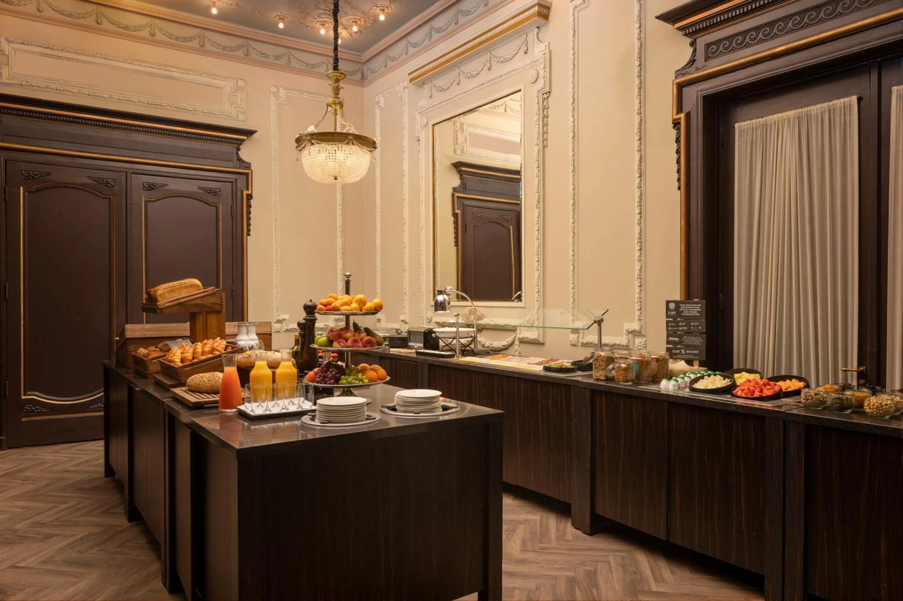 Continental breakfast in Hotel Des Indes The Hague