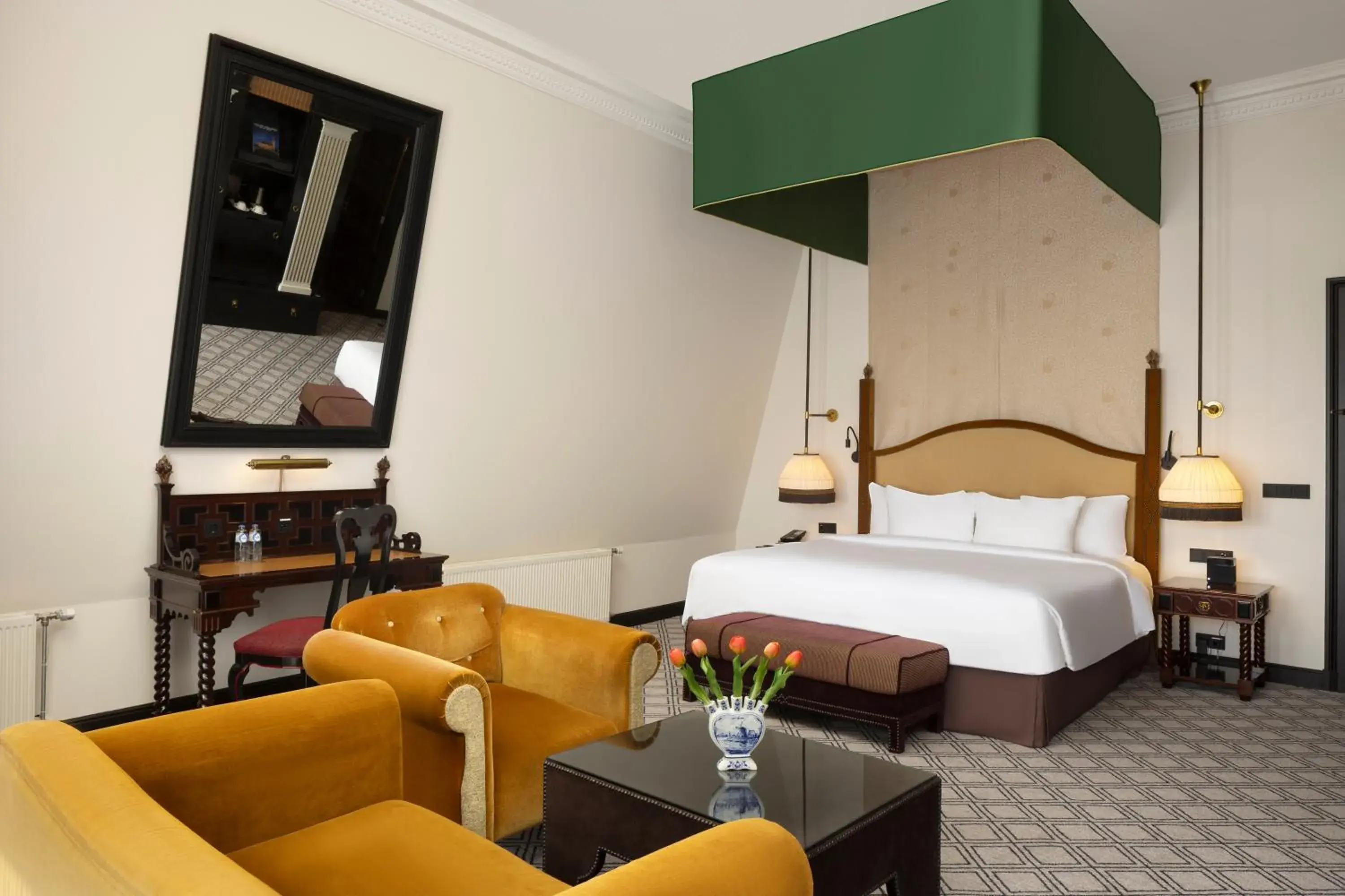 Bed in Hotel Des Indes The Hague Bed in Hotel Des Indes The Hague