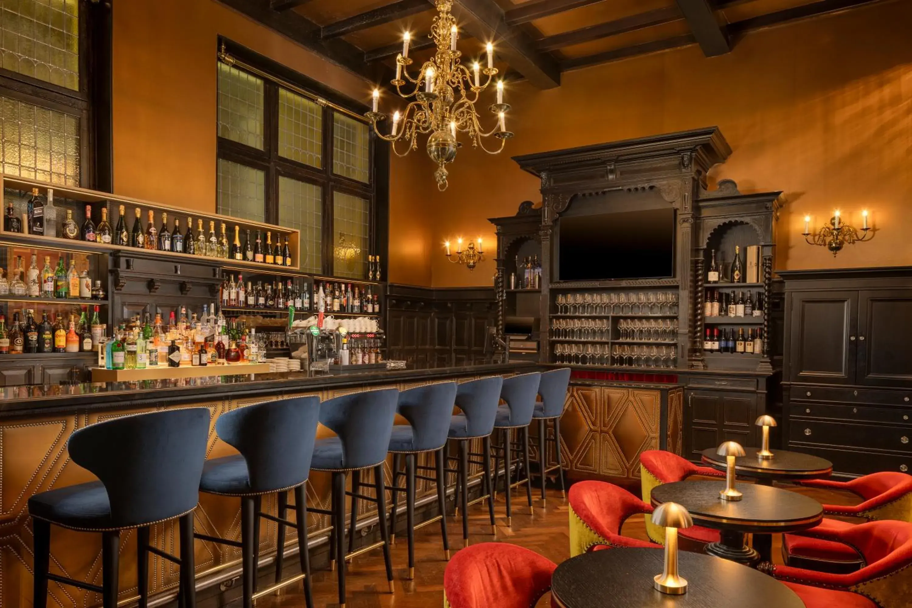 Lounge or bar in Hotel Des Indes The Hague Lounge or bar in Hotel Des Indes The Hague