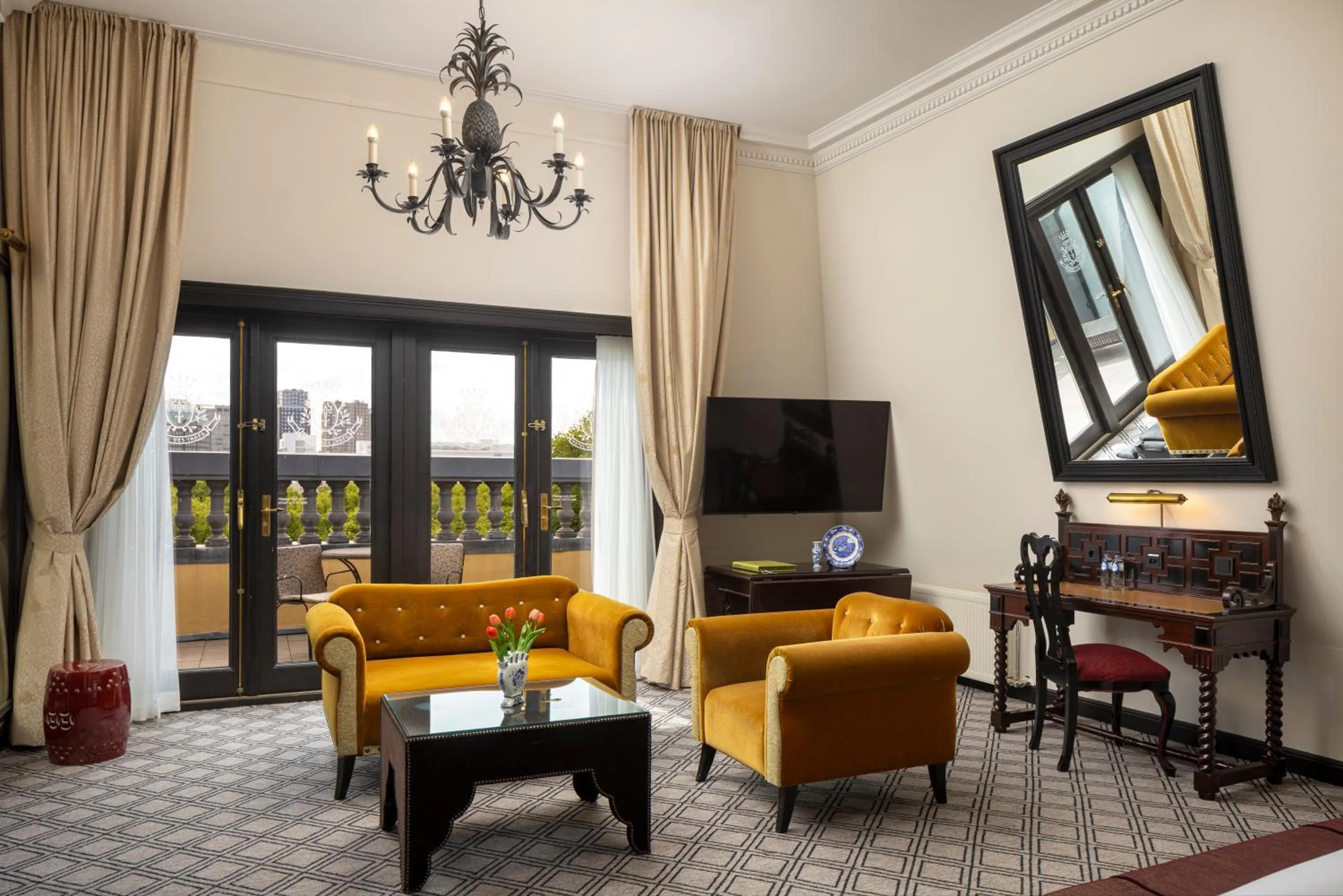 Seating area in Hotel Des Indes The Hague