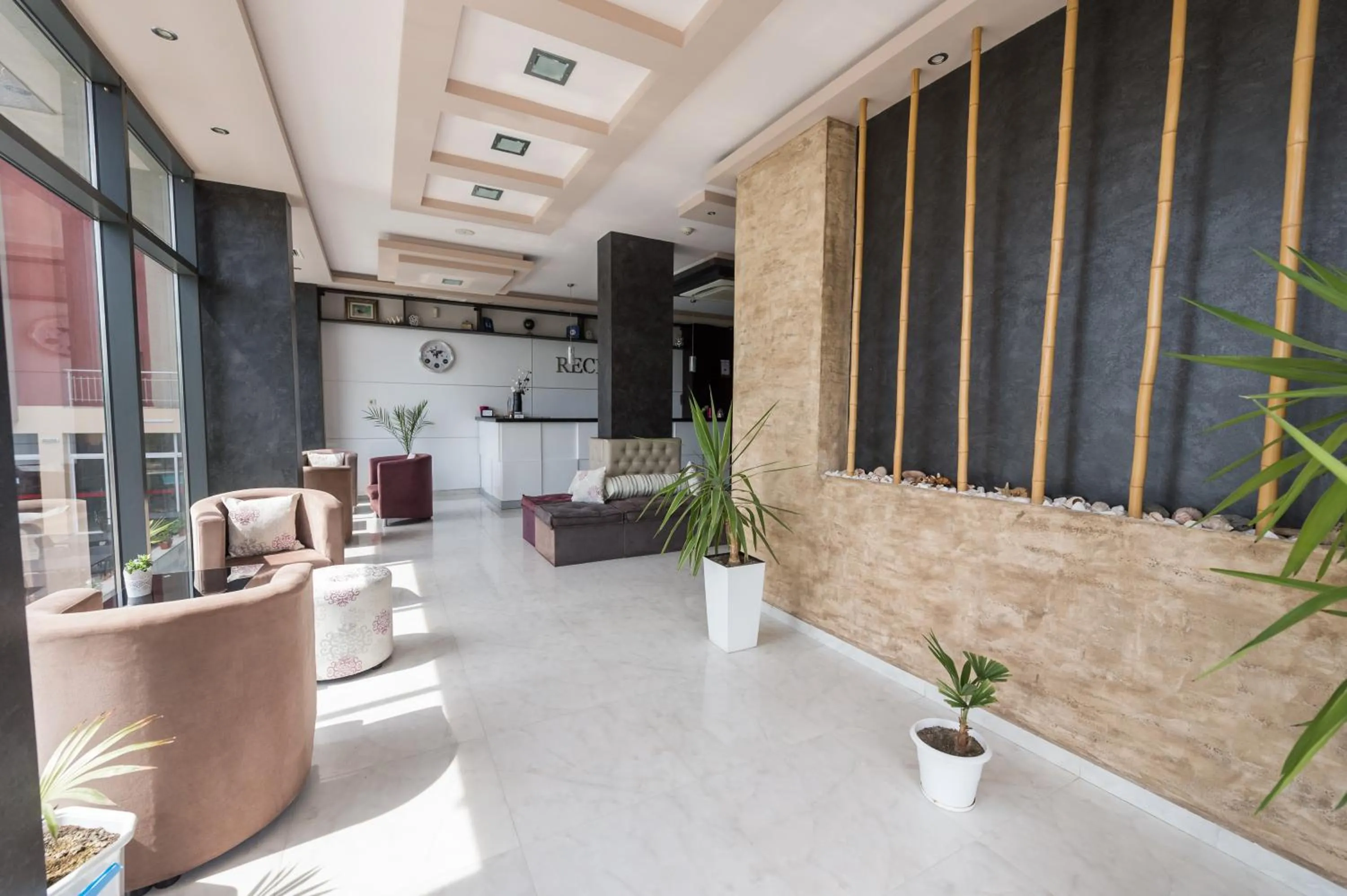 Lobby or reception in Polina Beach