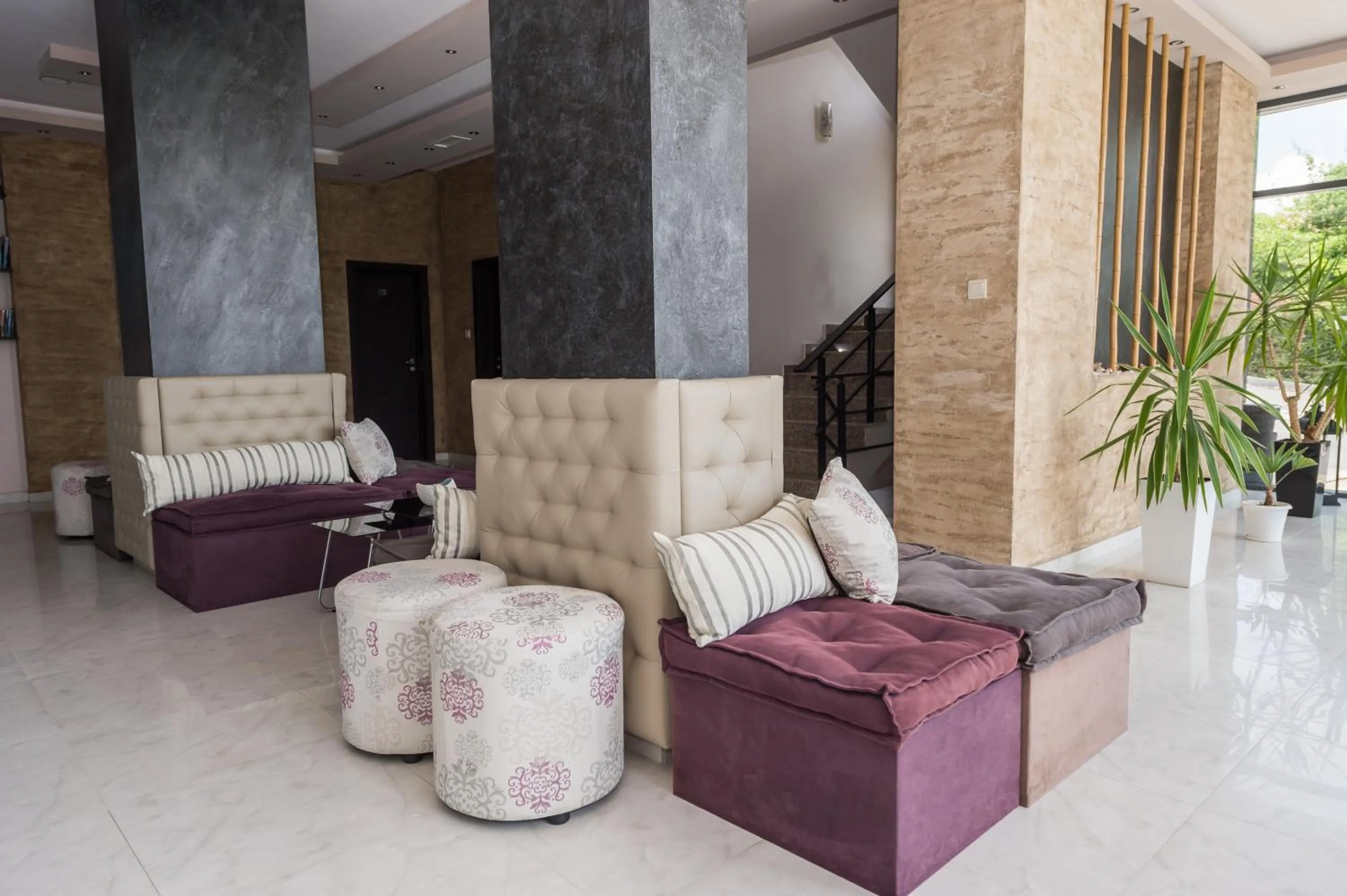Lobby or reception in Polina Beach
