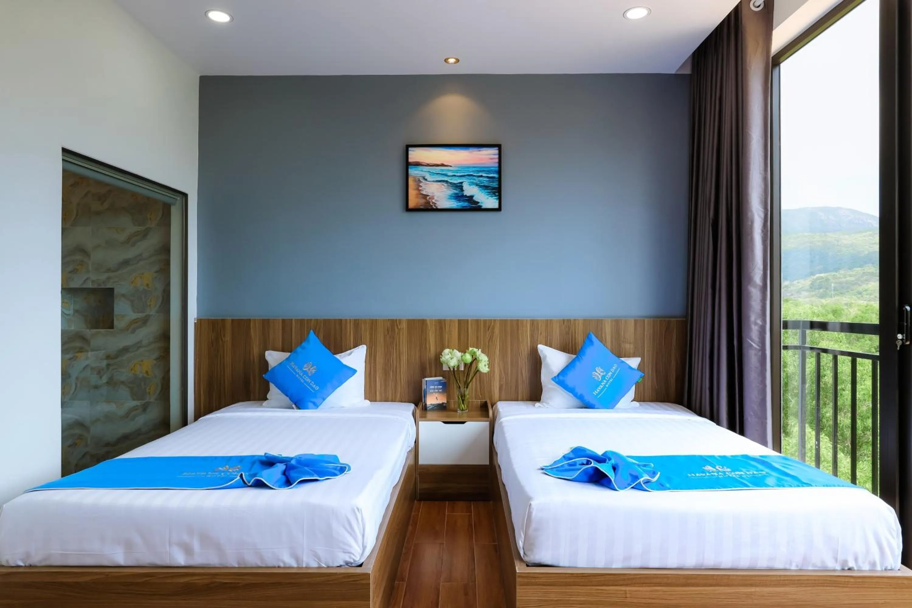 Bed in Havana Con Dao Hotel