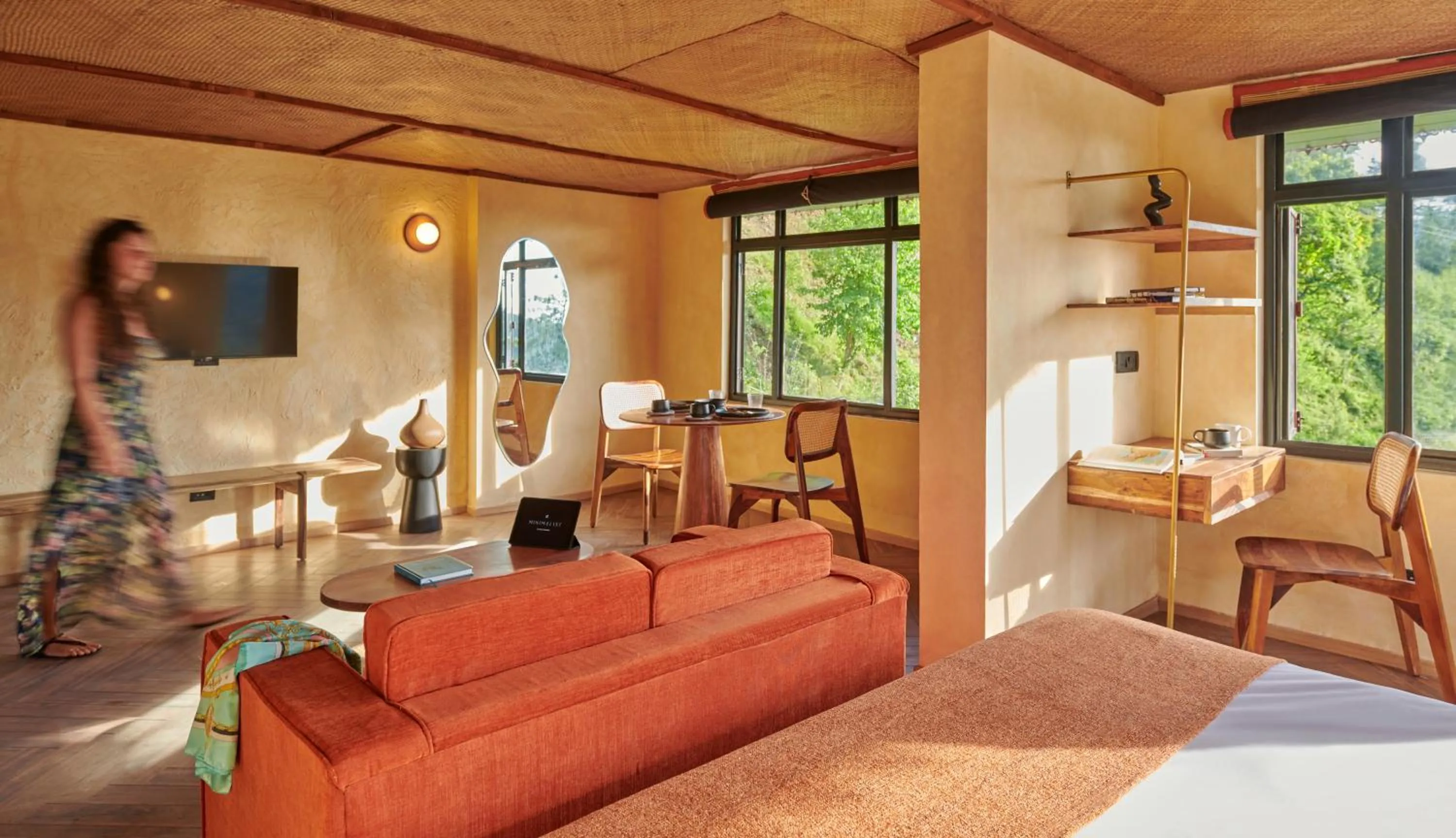 Living room in Minimalist : An Eco Farmstay