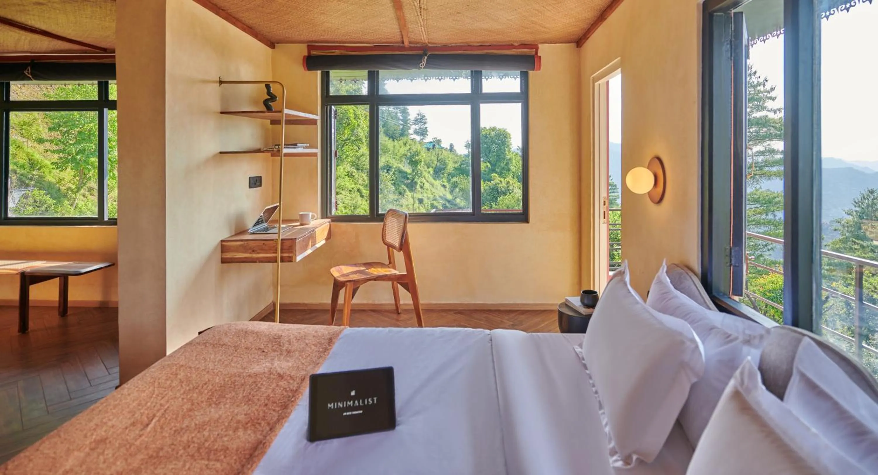 Bed in Minimalist : An Eco Farmstay