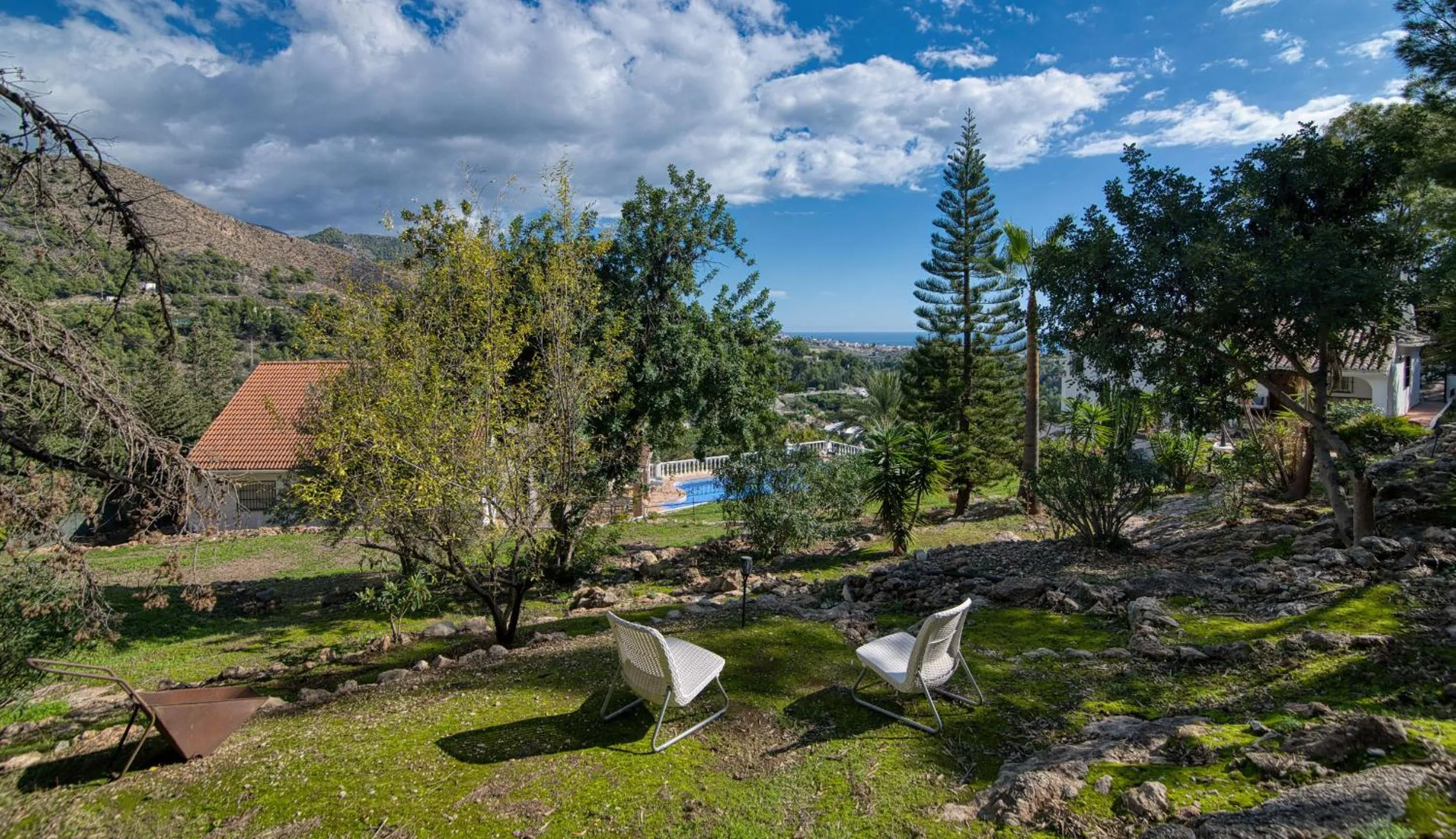 Garden in Villa Morera Bed & Breakfast