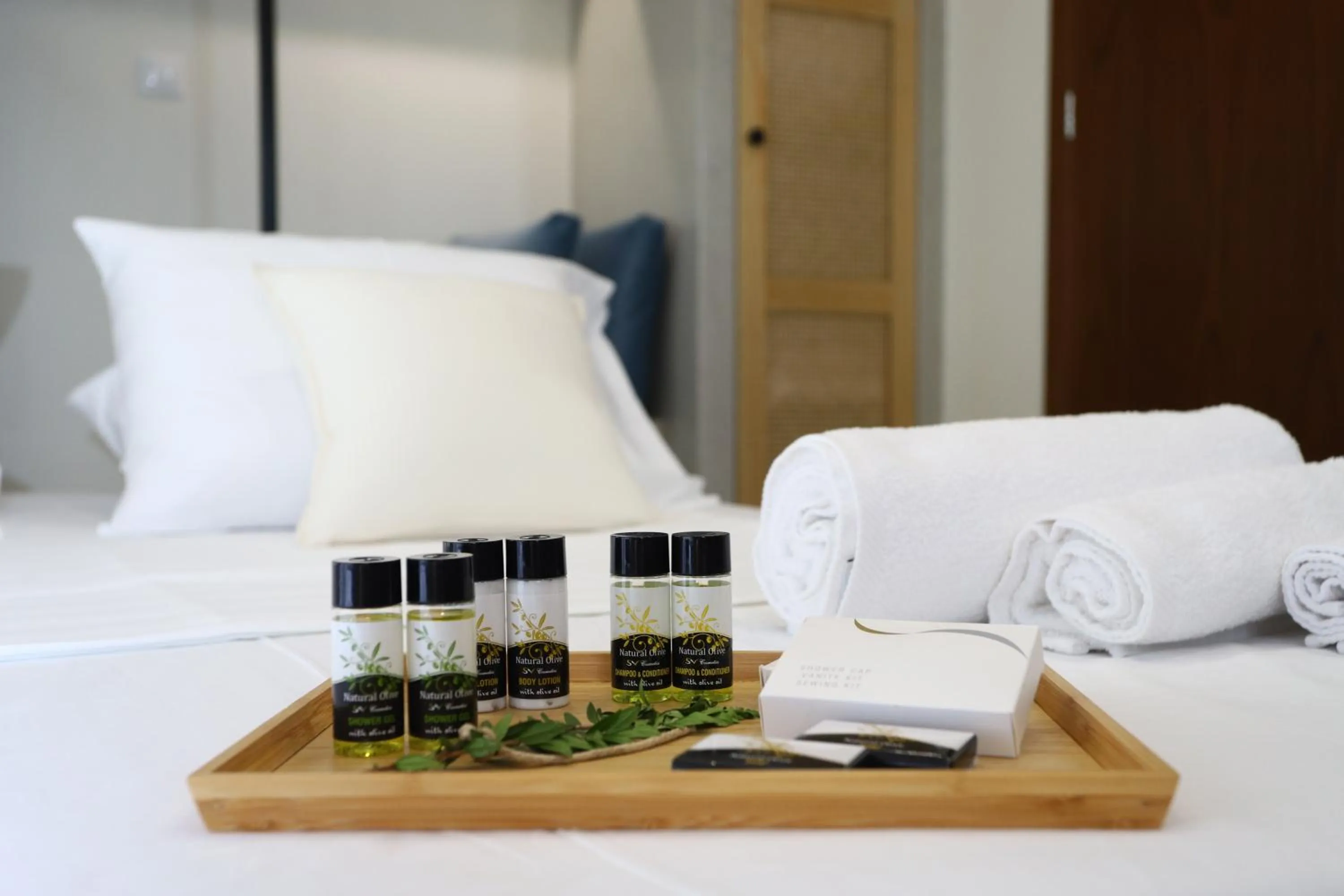 towels, Bed in ONAR OURANOUPOLIS