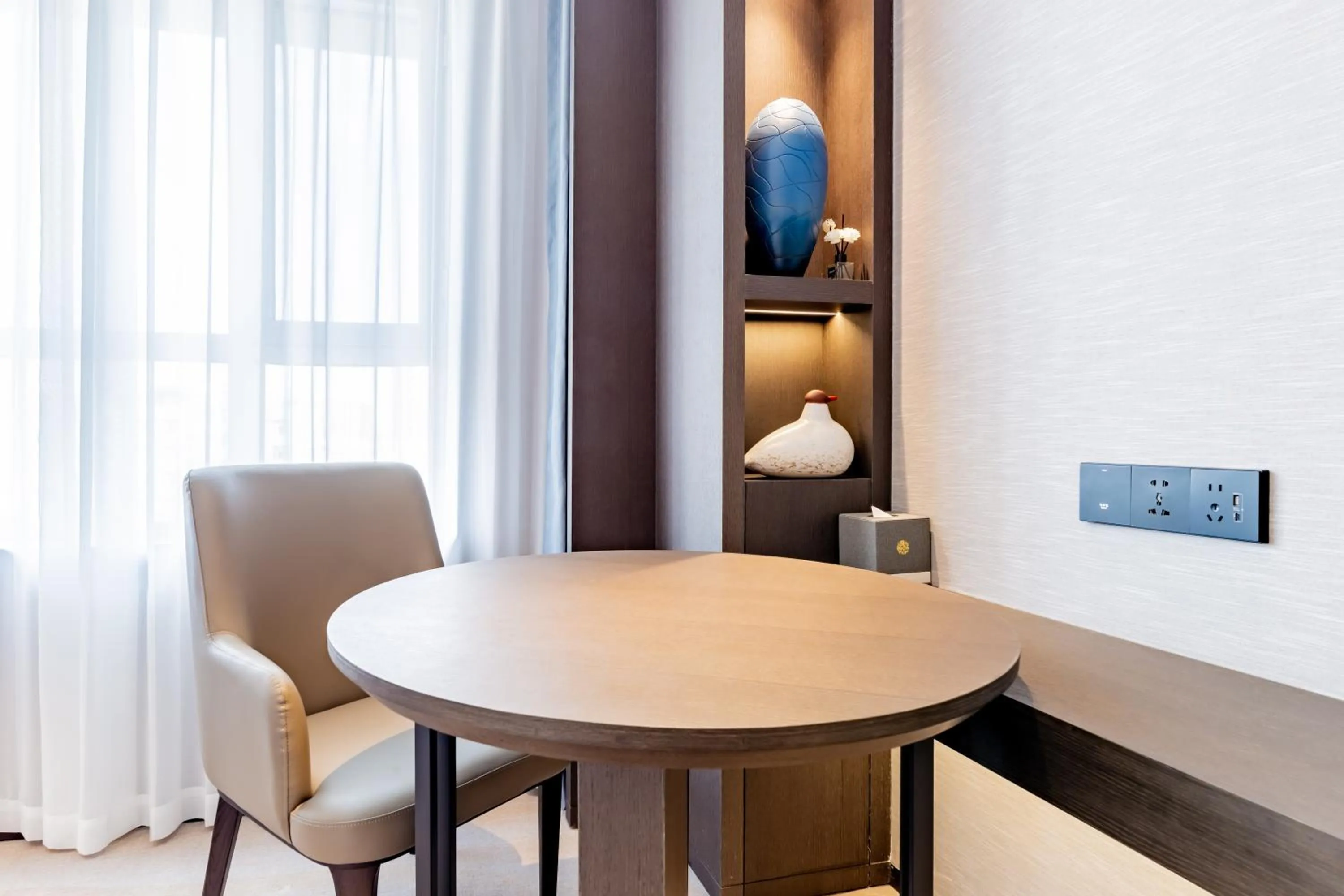 Seating area in Ramada by Wyndham Bayannur