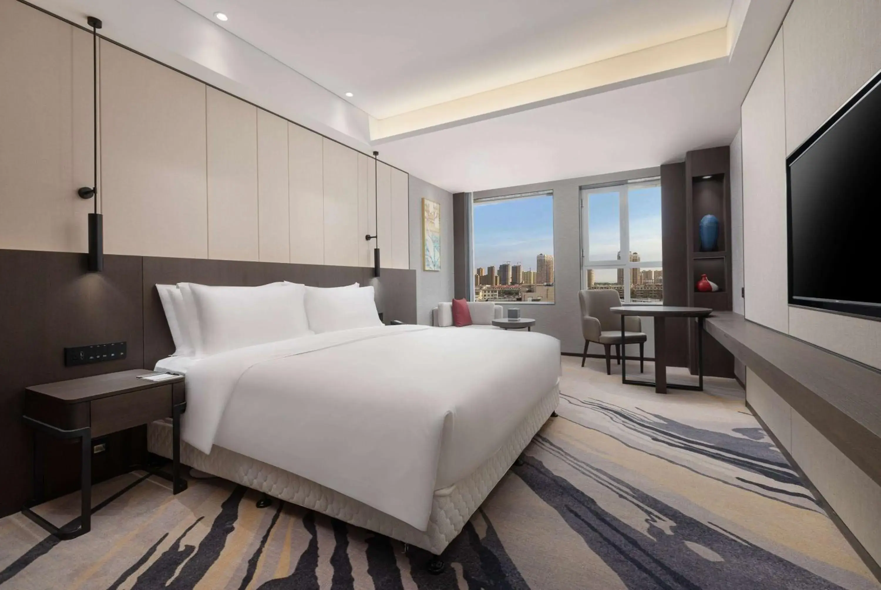 Photo of the whole room, Bed in Ramada by Wyndham Bayannur Photo of the whole room, Bed in Ramada by Wyndham Bayannur