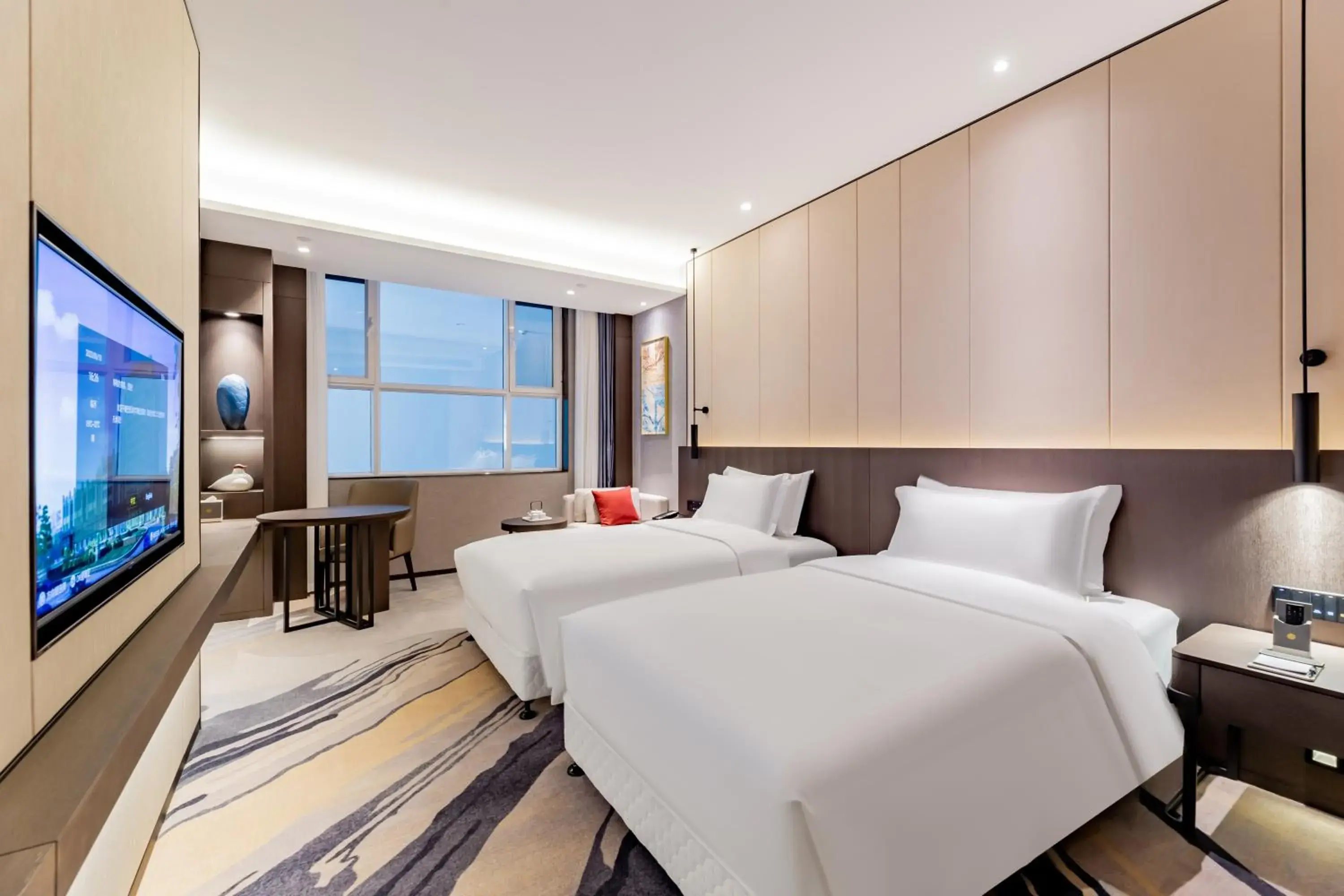 Bed in Ramada by Wyndham Bayannur Bed in Ramada by Wyndham Bayannur