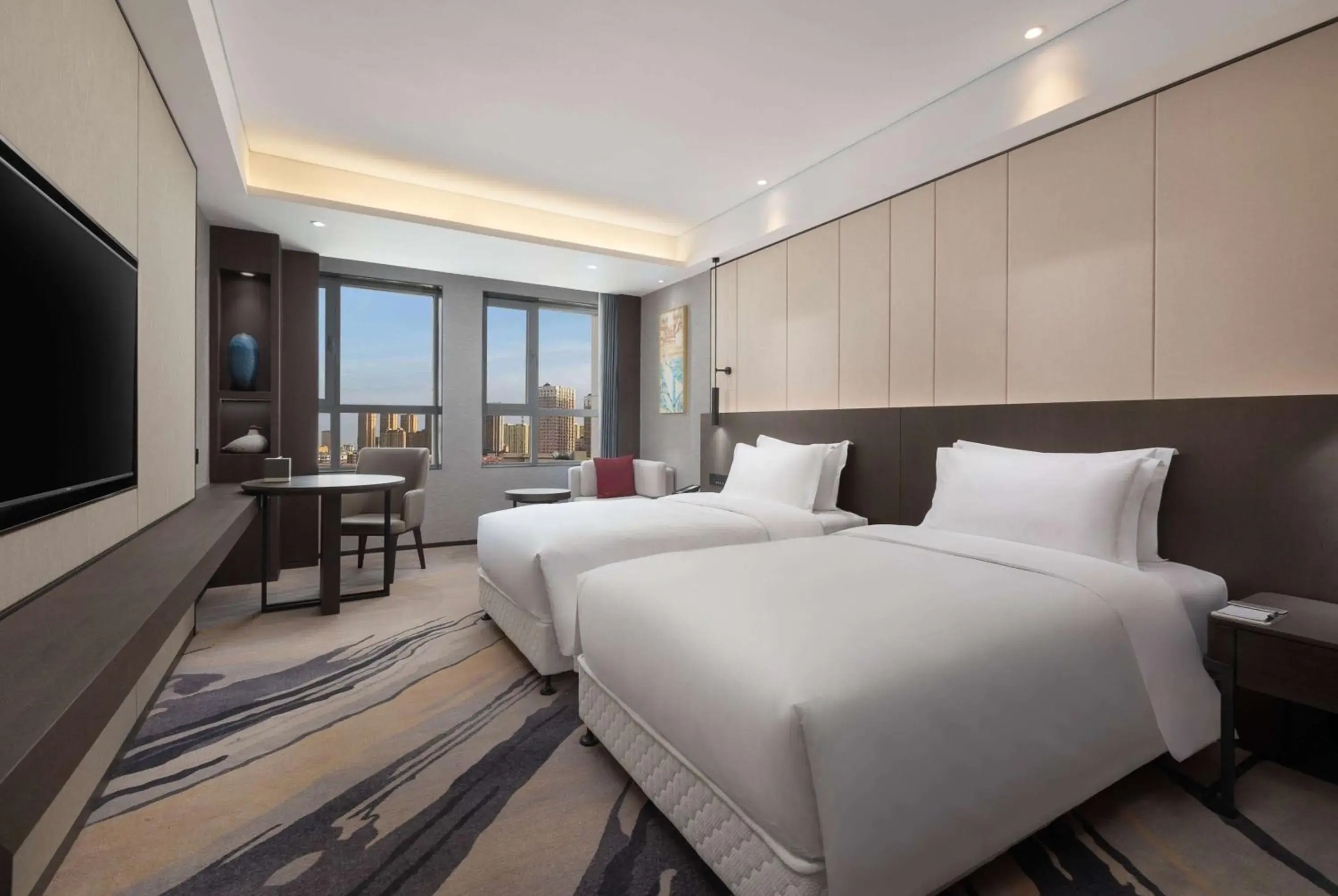 Photo of the whole room, Bed in Ramada by Wyndham Bayannur Photo of the whole room, Bed in Ramada by Wyndham Bayannur