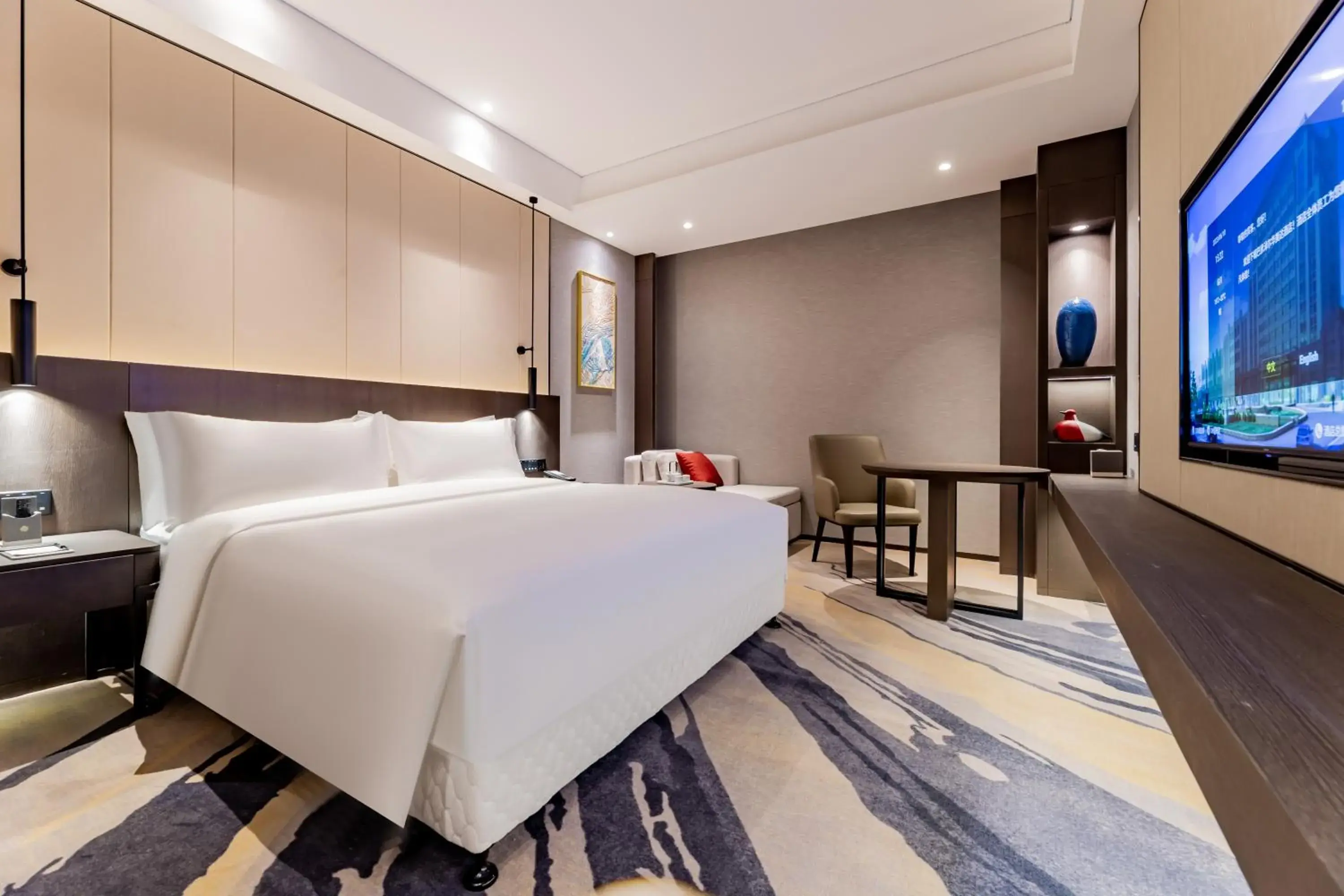 Bed in Ramada by Wyndham Bayannur Bed in Ramada by Wyndham Bayannur