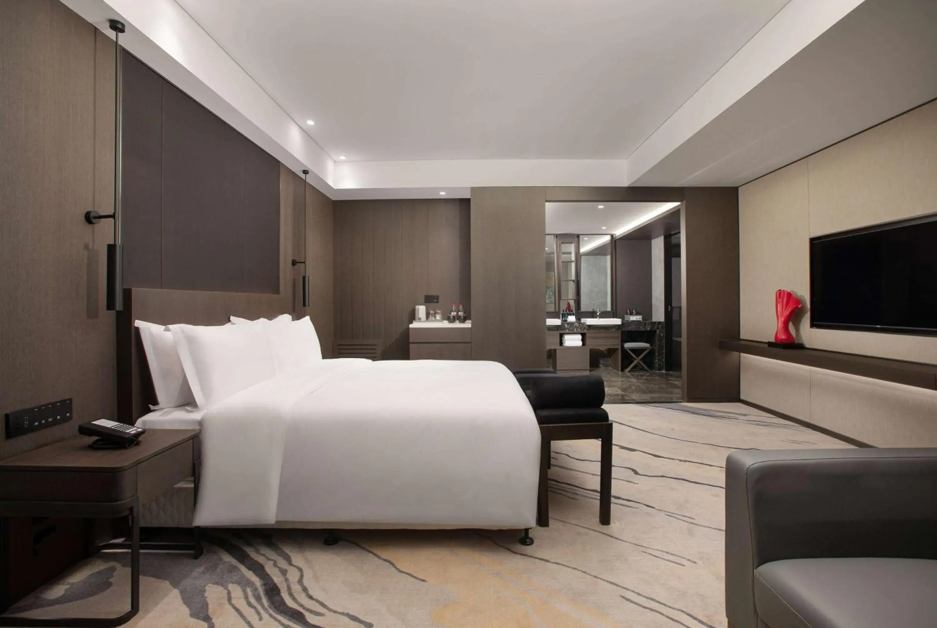 Photo of the whole room, Bed in Ramada by Wyndham Bayannur Photo of the whole room, Bed in Ramada by Wyndham Bayannur