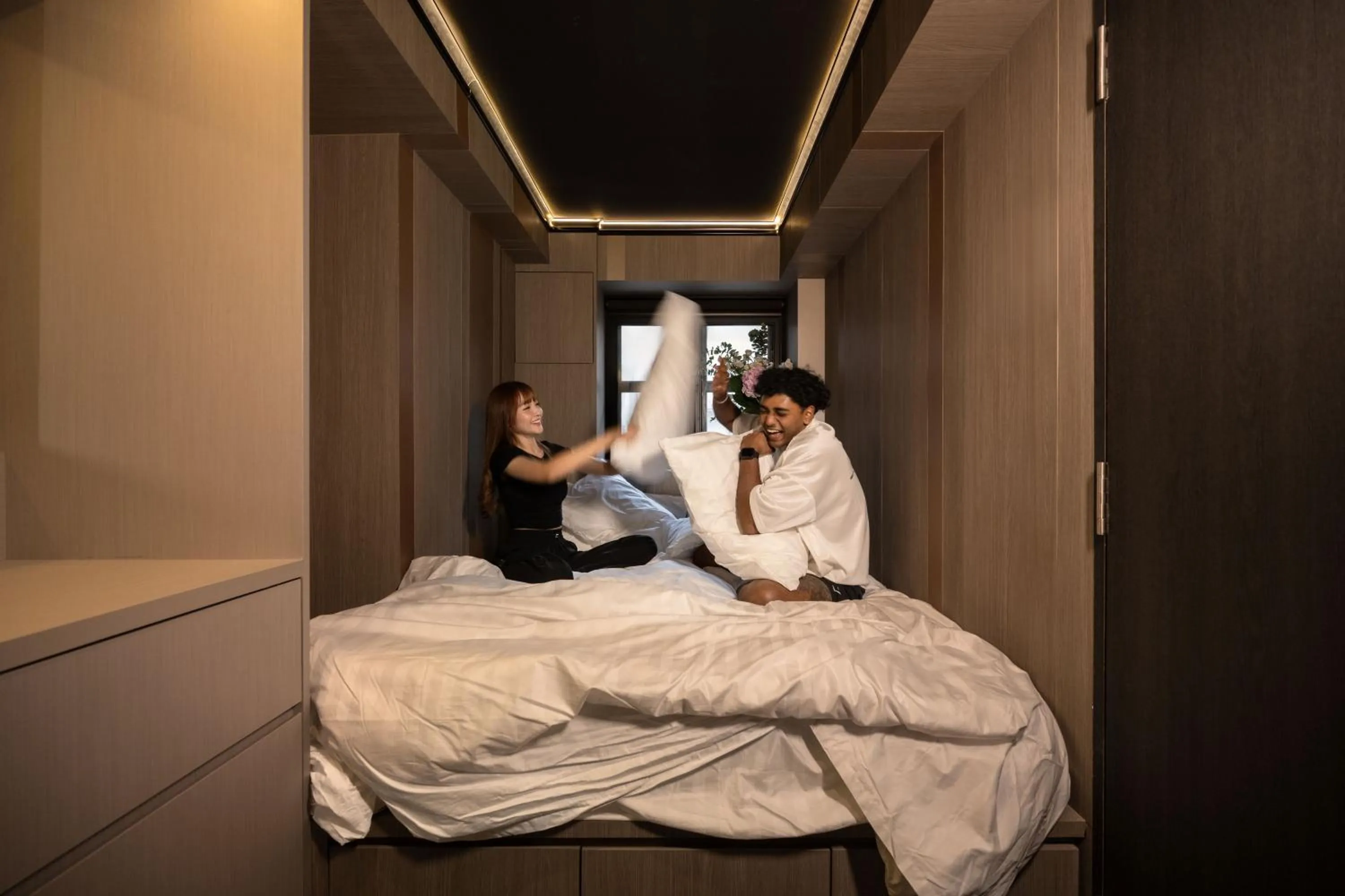 Bed in Cube Social Boutique Capsule Hotel at Boat Quay