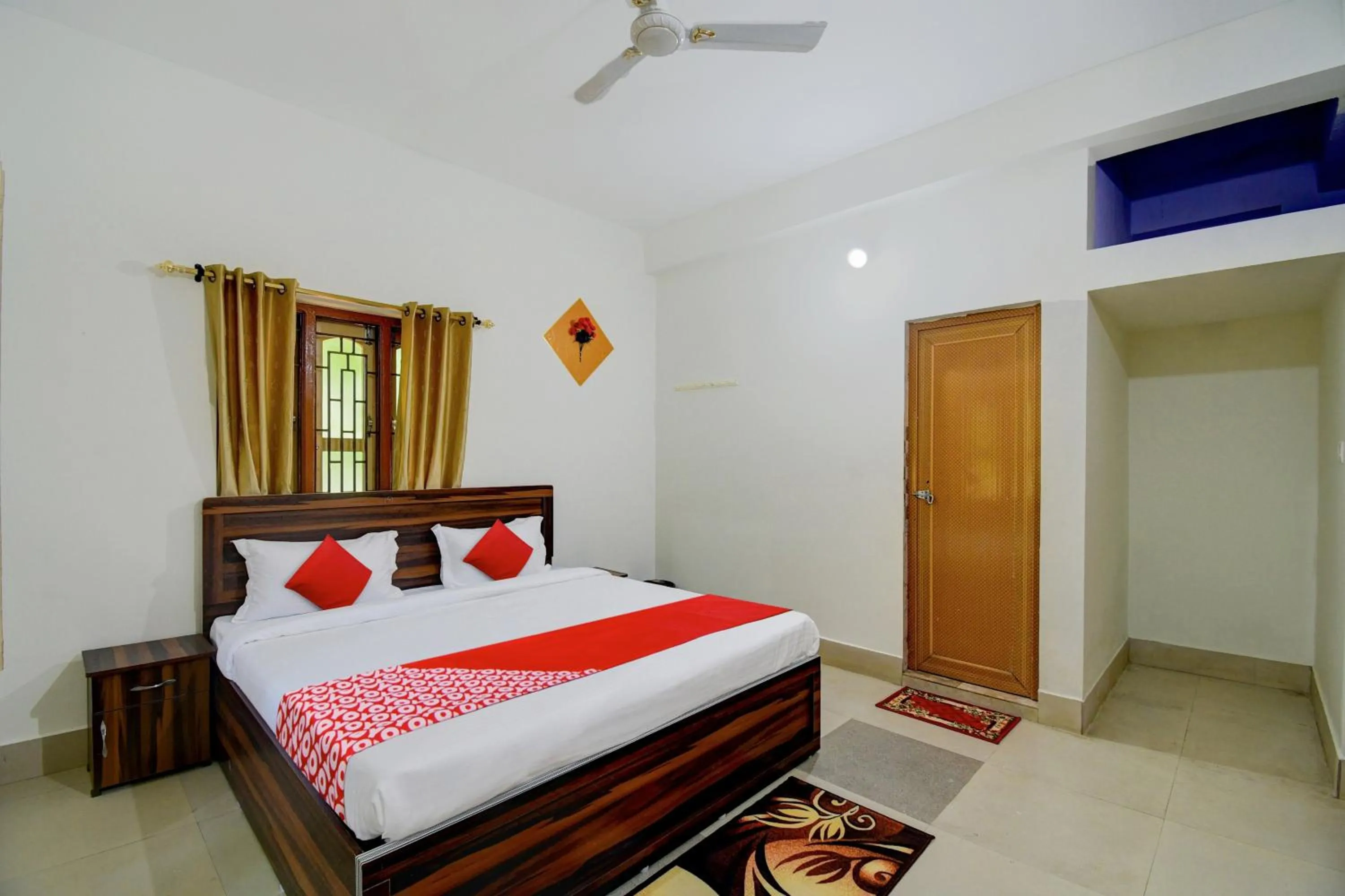 Bedroom, Bed in Hotel O Anvi