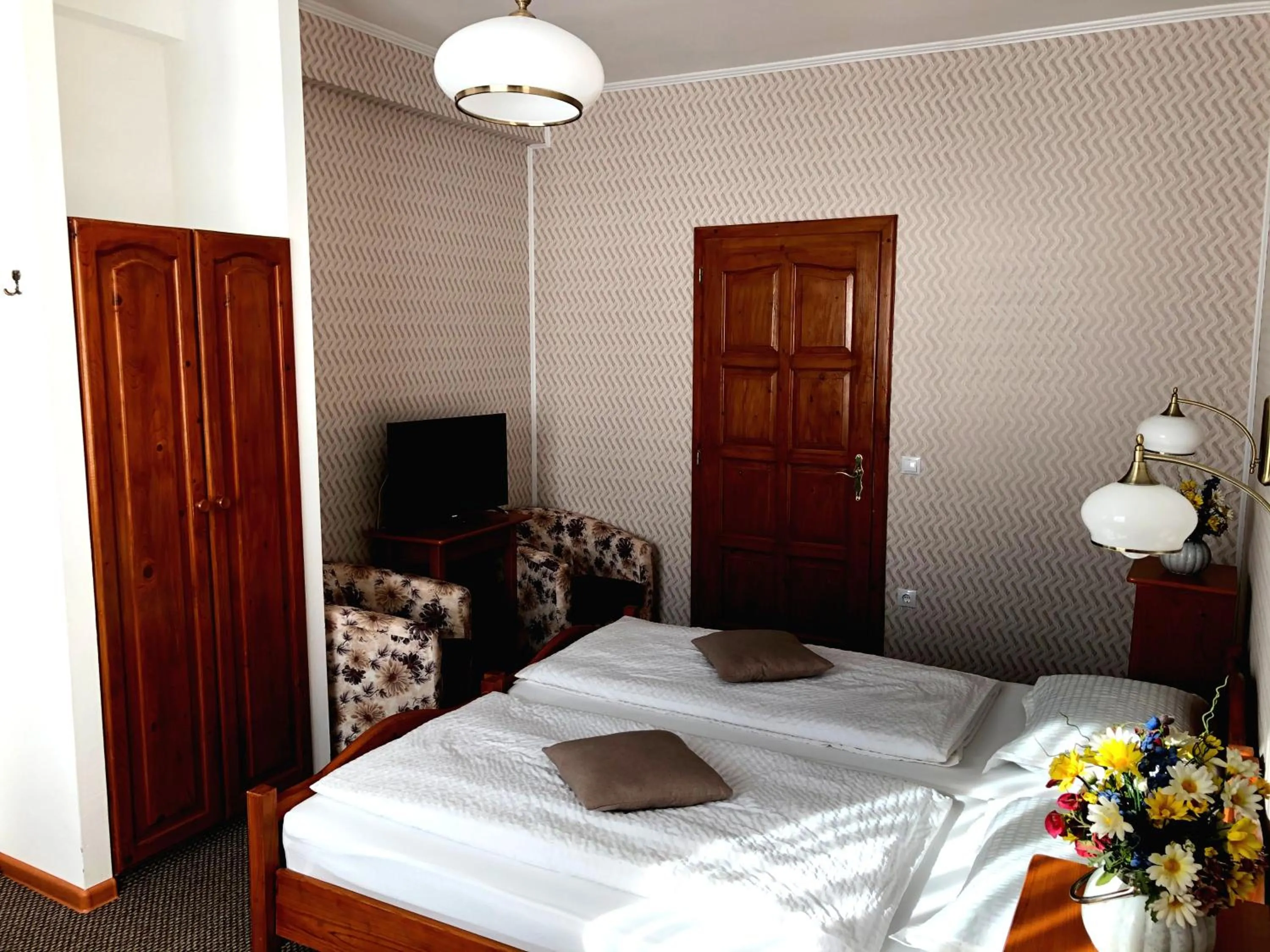 Twin Room - Disability Access in Pensiunea Lucia