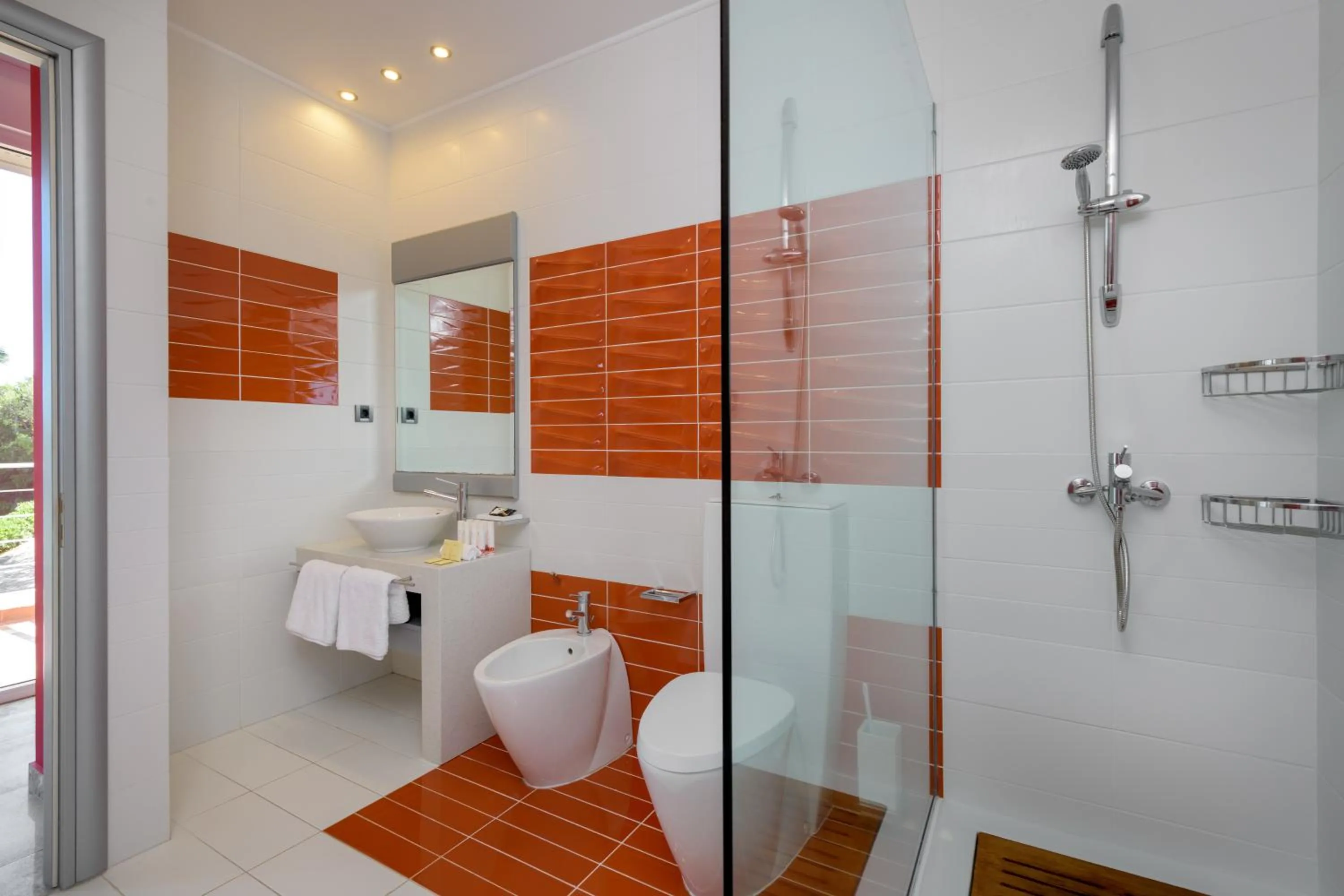Bathroom in Grande Dame Villa of Rhodes
