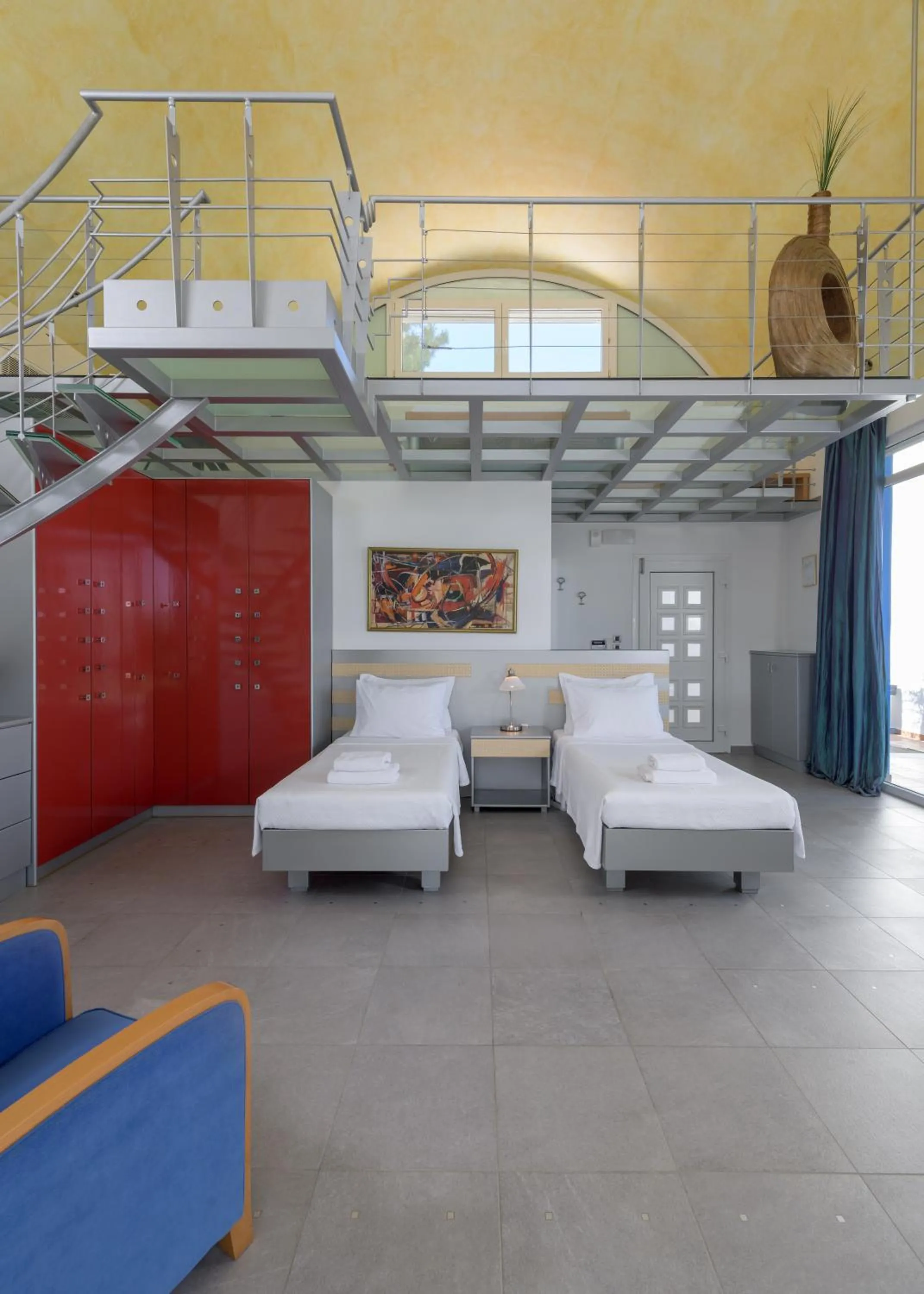 Bedroom, Bed in Grande Dame Villa of Rhodes