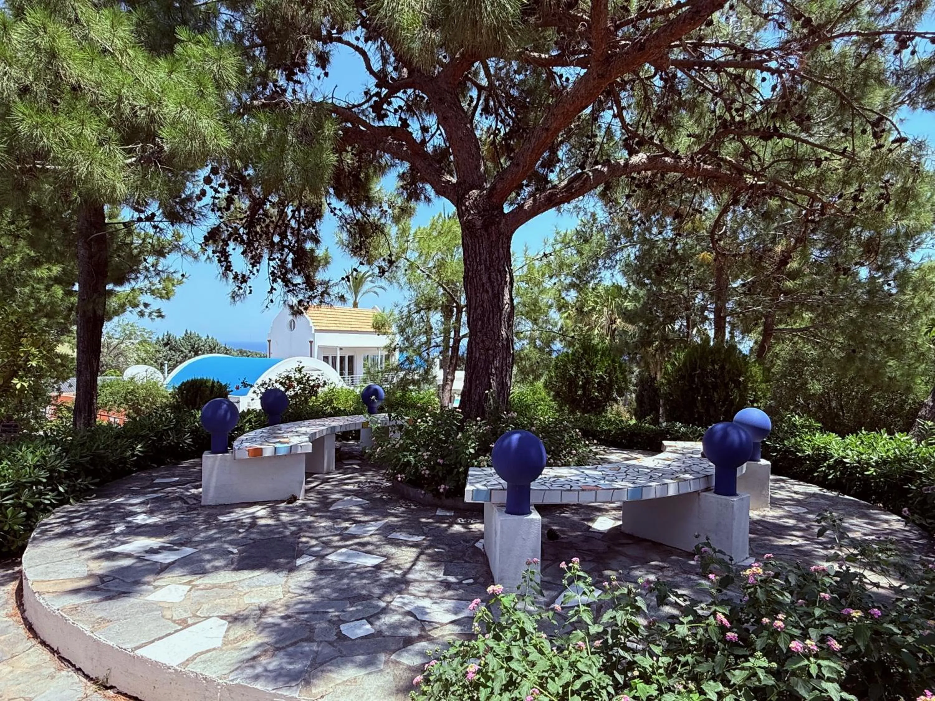 Natural landscape in Grande Dame Villa of Rhodes