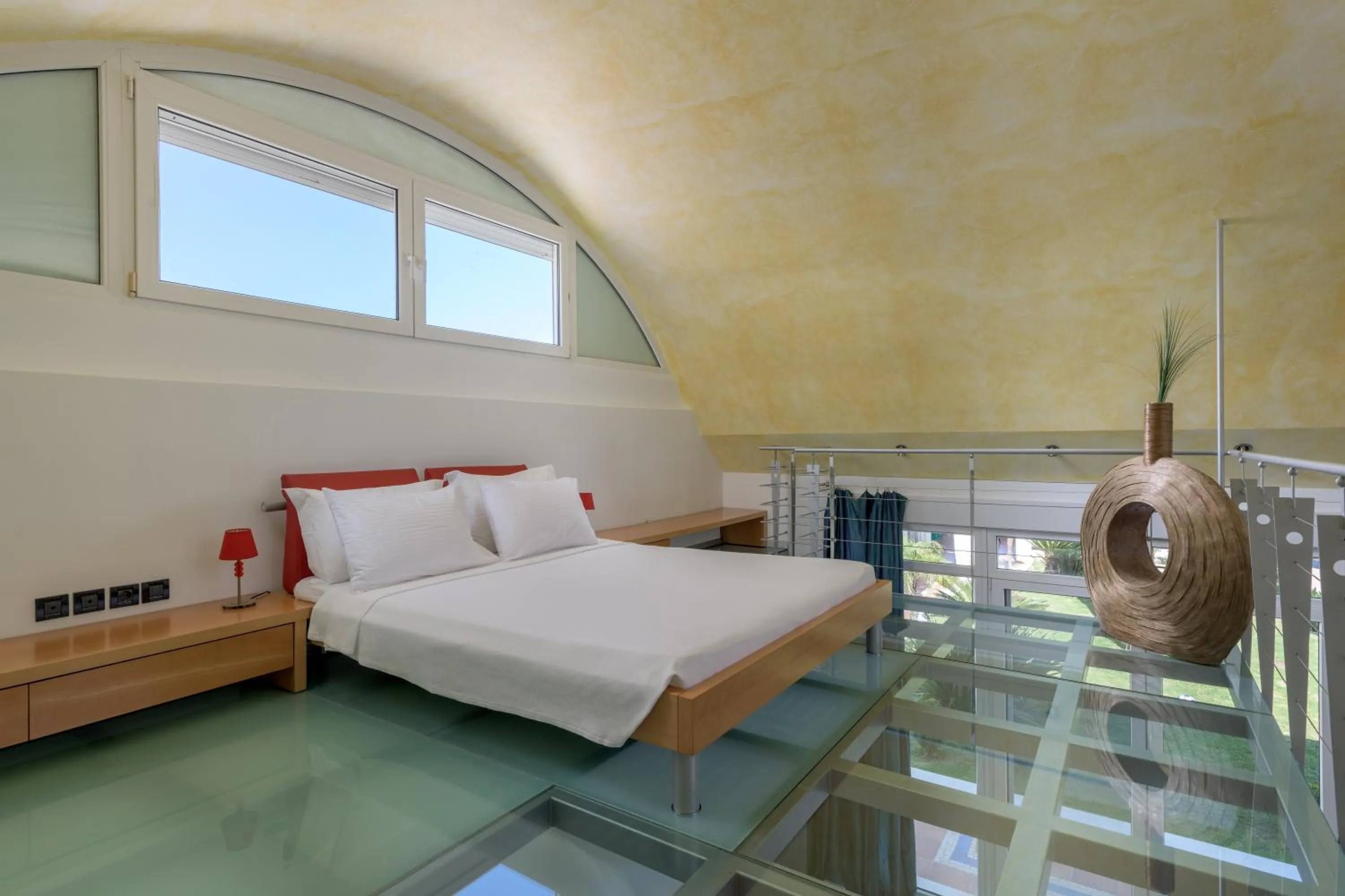 Bedroom, Bed in Grande Dame Villa of Rhodes