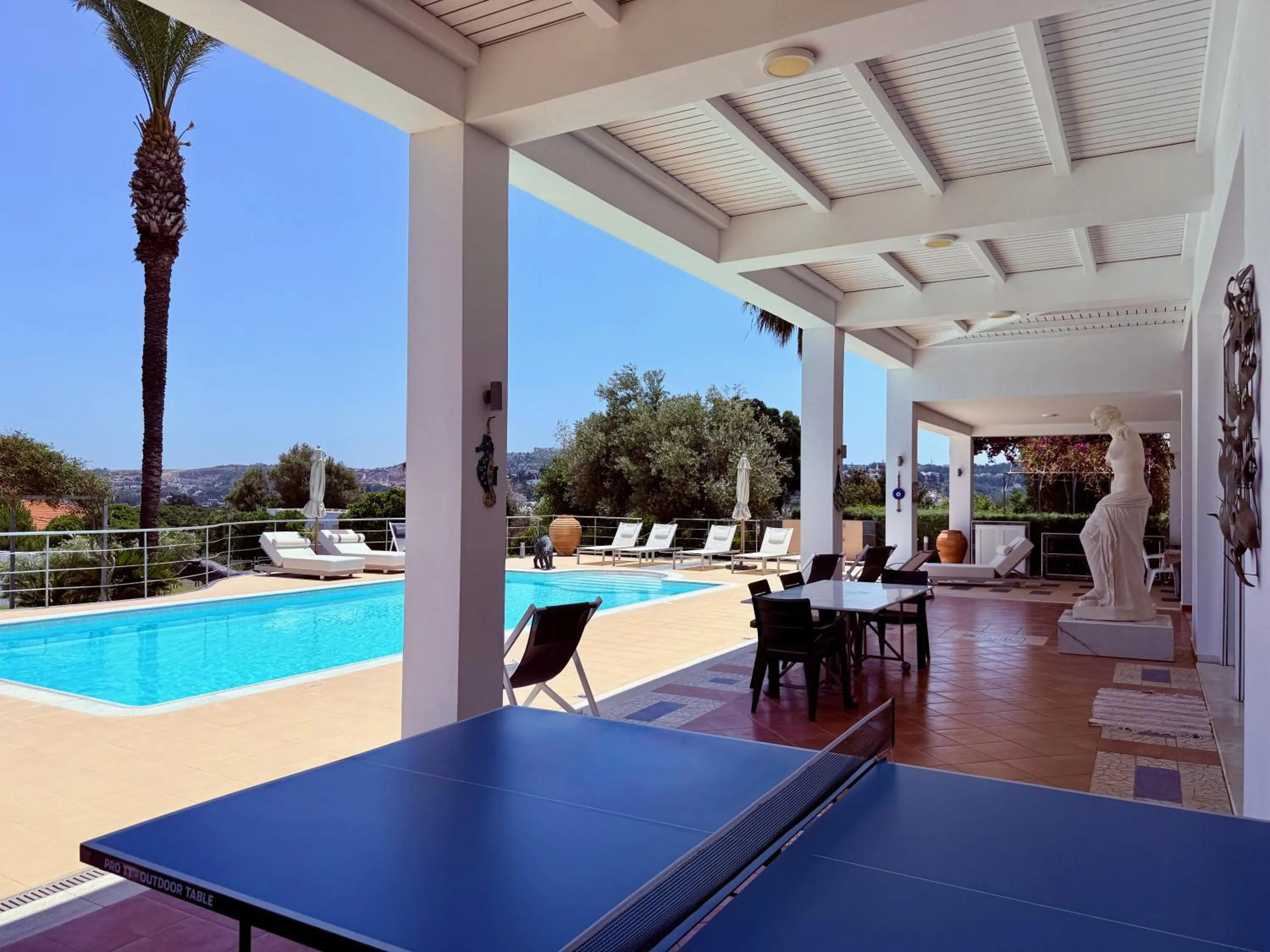 Table tennis in Grande Dame Villa of Rhodes