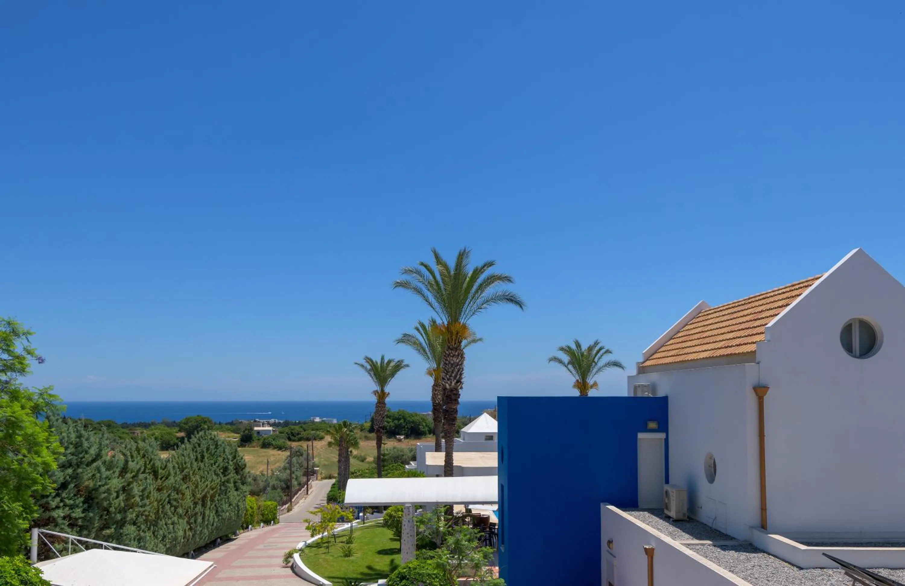Natural landscape in Grande Dame Villa of Rhodes