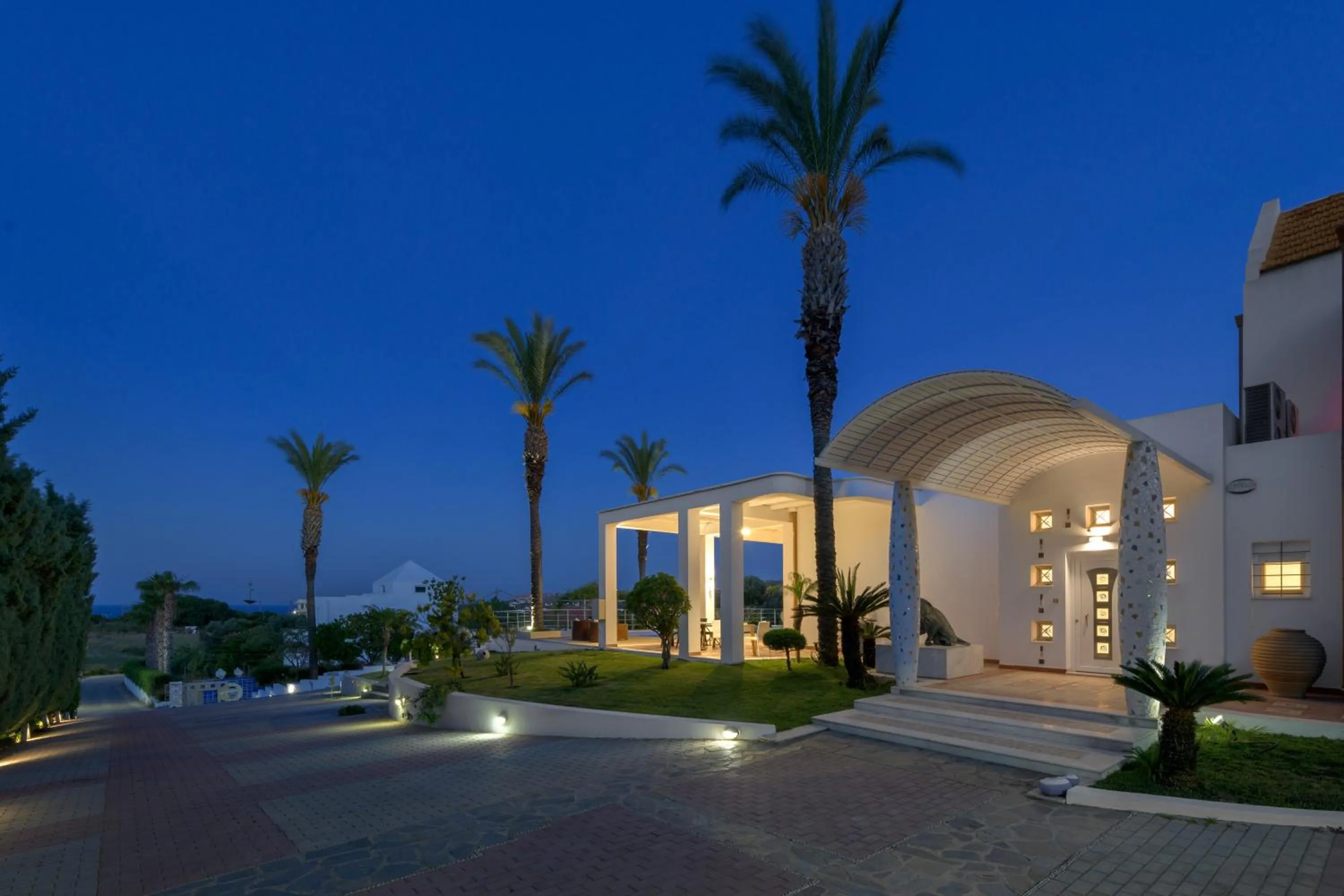 Property building in Grande Dame Villa of Rhodes