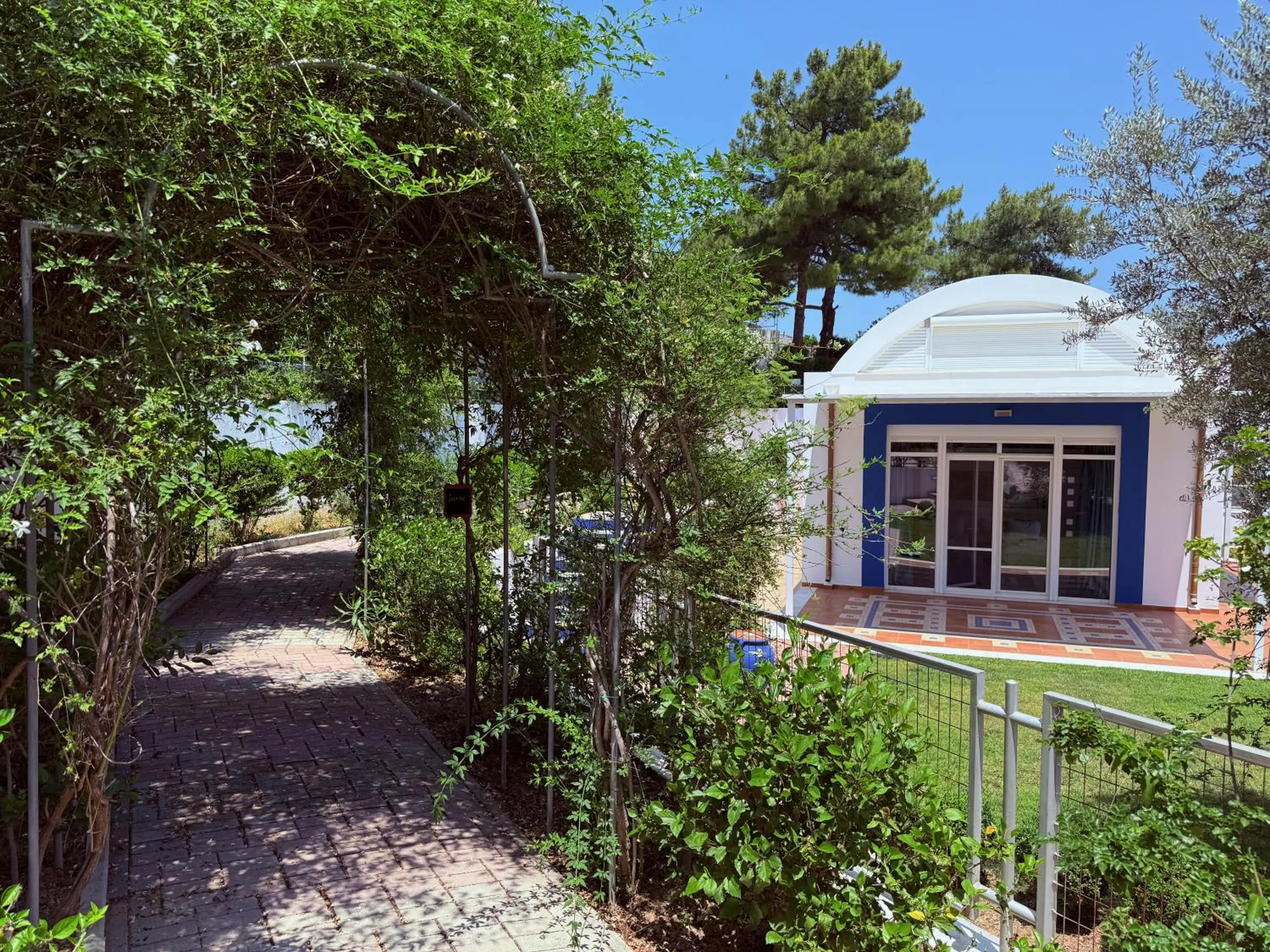Garden in Grande Dame Villa of Rhodes