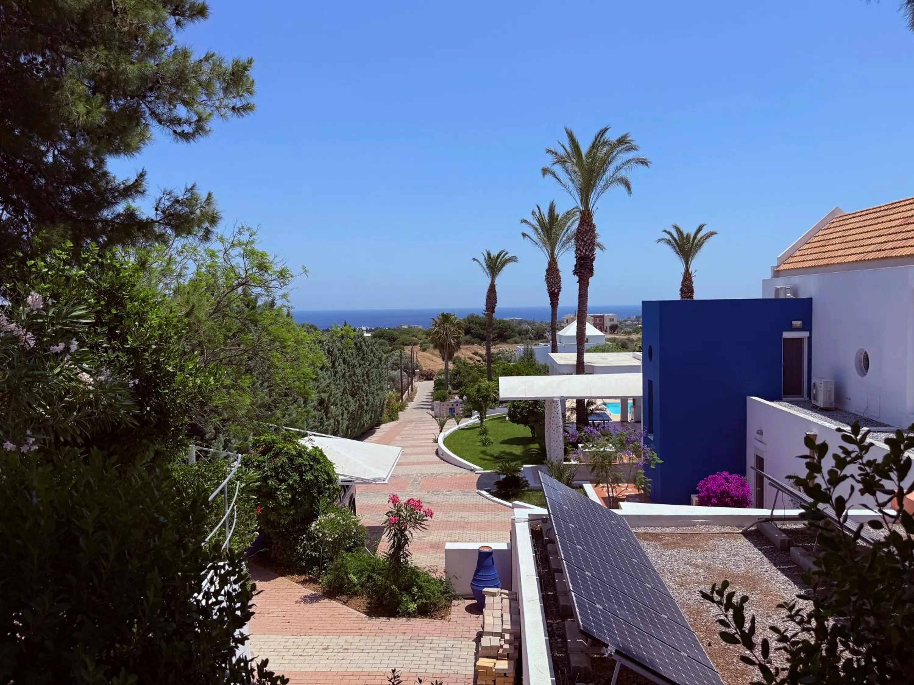 Natural landscape in Grande Dame Villa of Rhodes