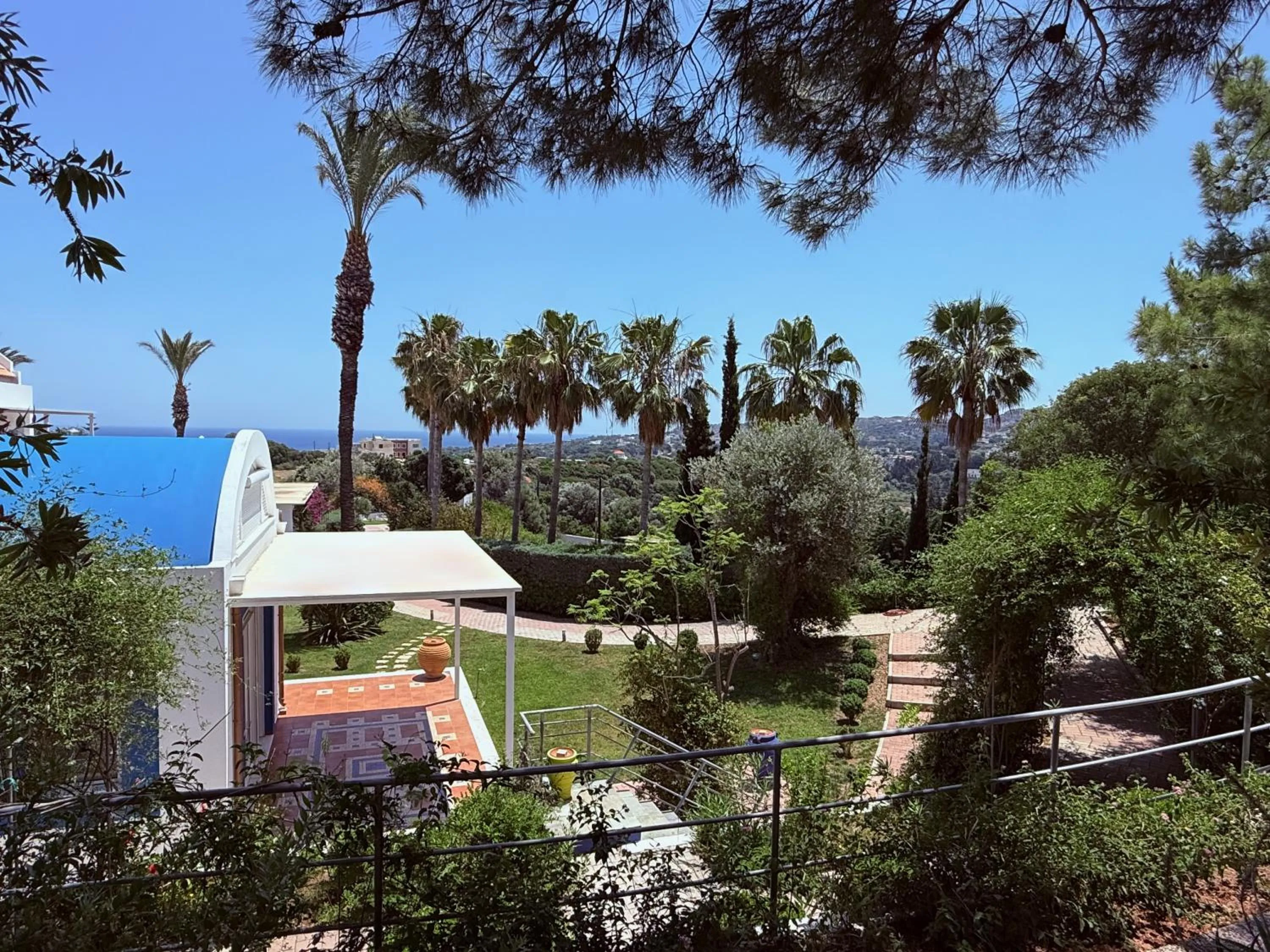 Natural landscape in Grande Dame Villa of Rhodes