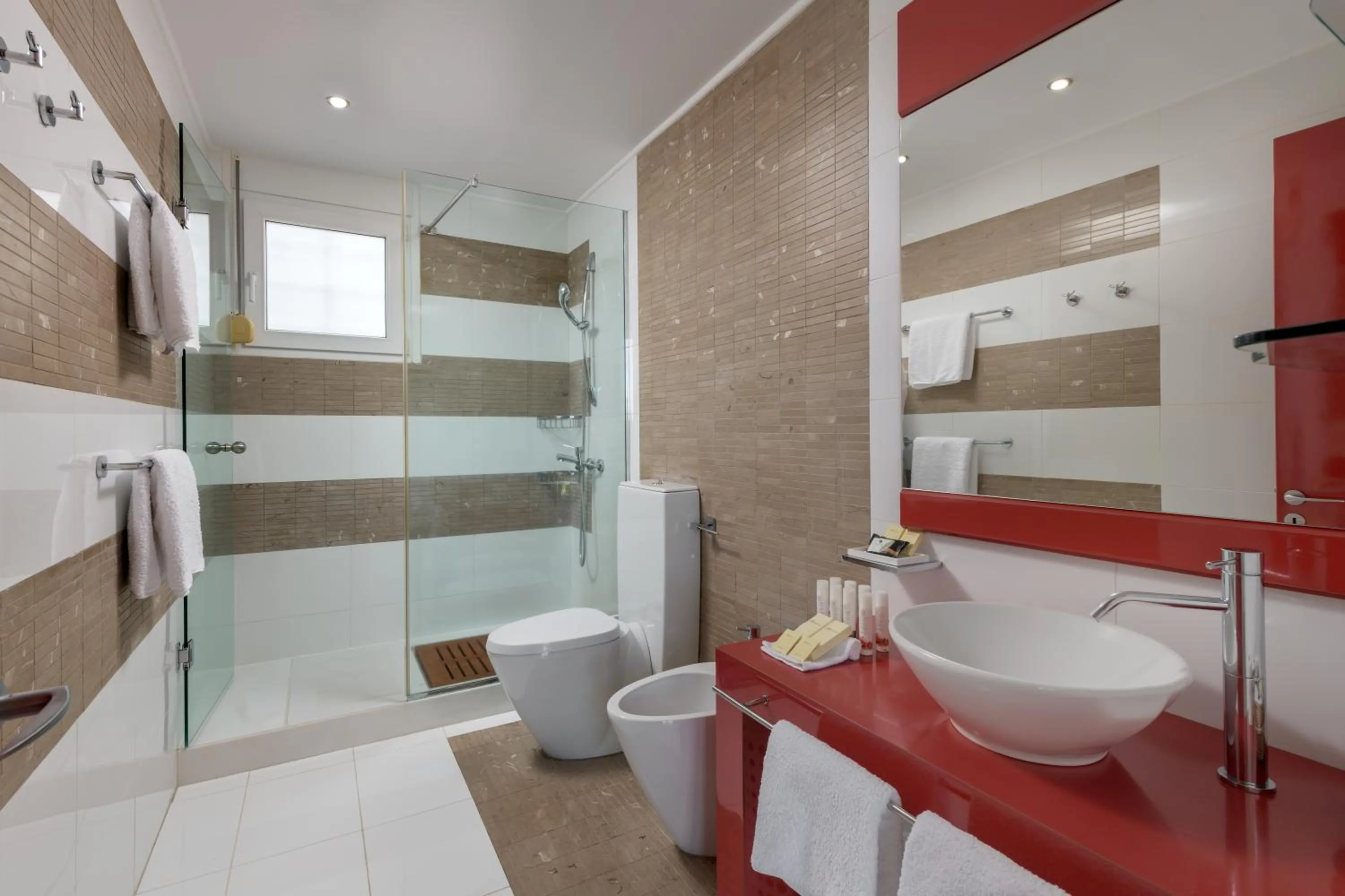 Bathroom in Grande Dame Villa of Rhodes