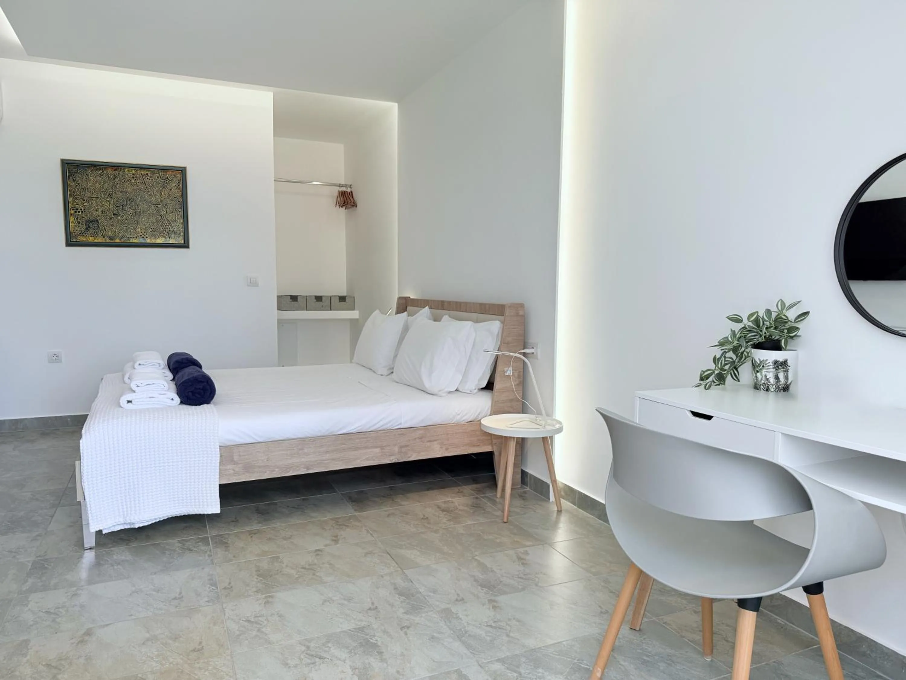 Bedroom, Bed in Grande Dame Villa of Rhodes