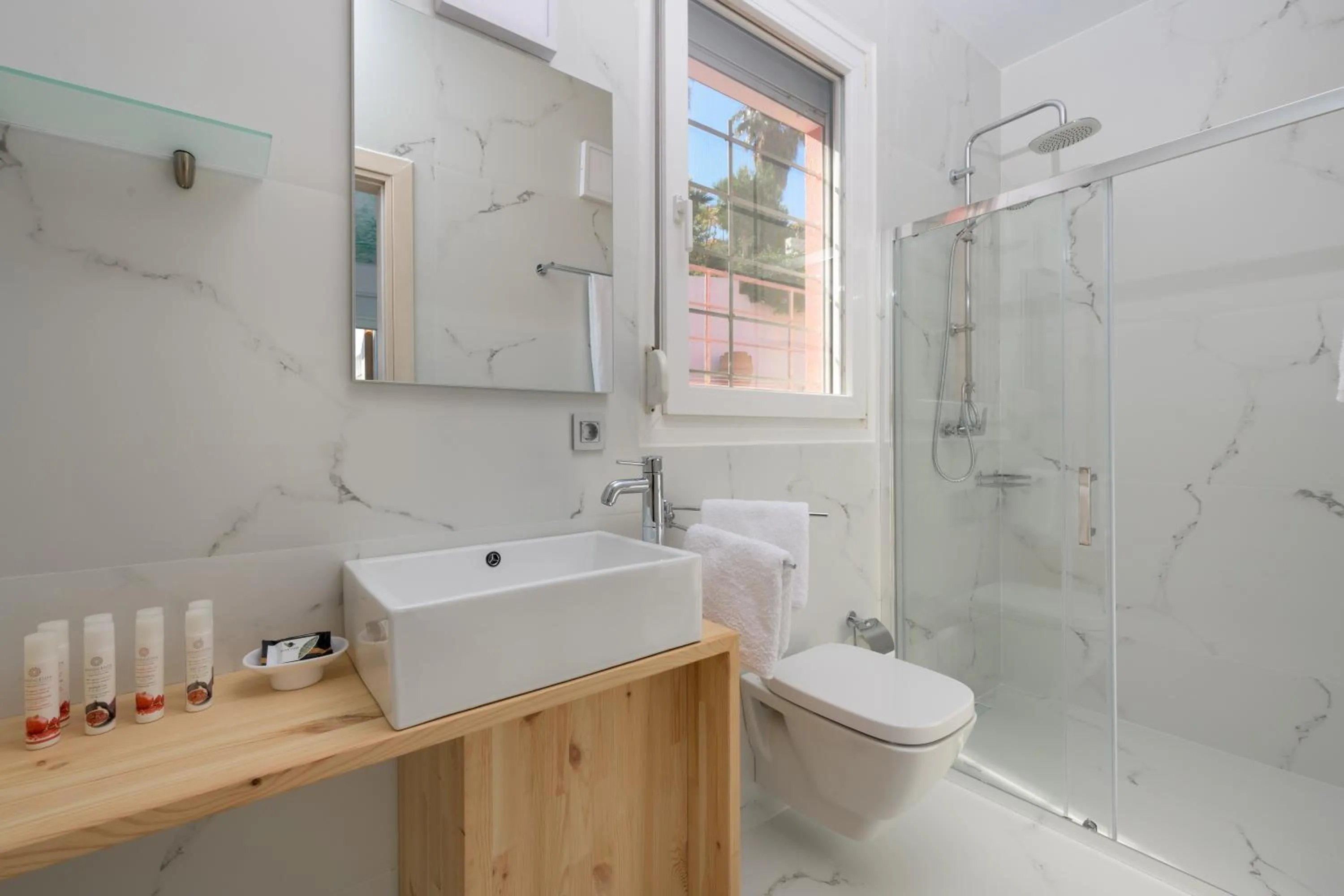 Bathroom in Grande Dame Villa of Rhodes