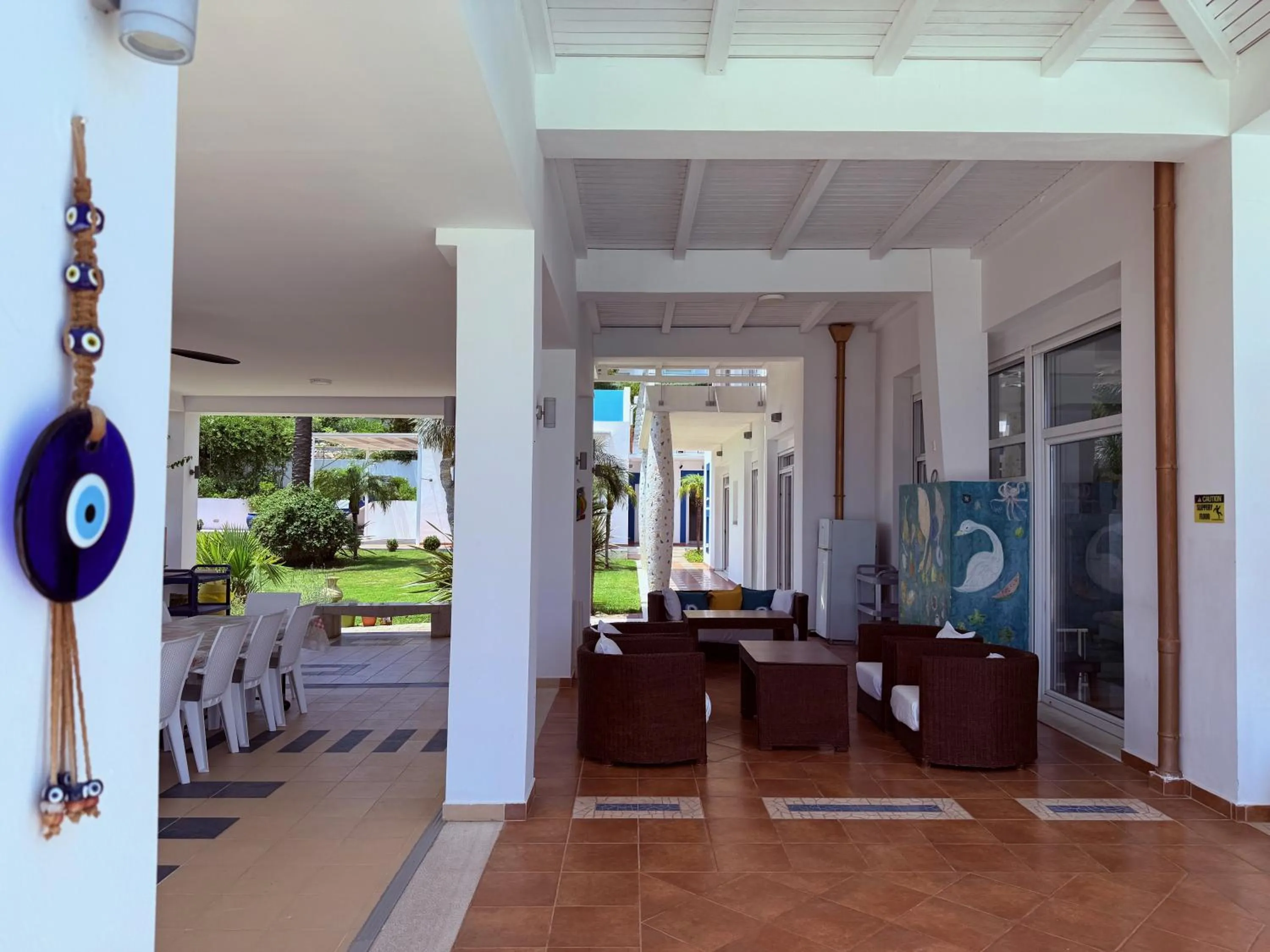 Patio in Grande Dame Villa of Rhodes