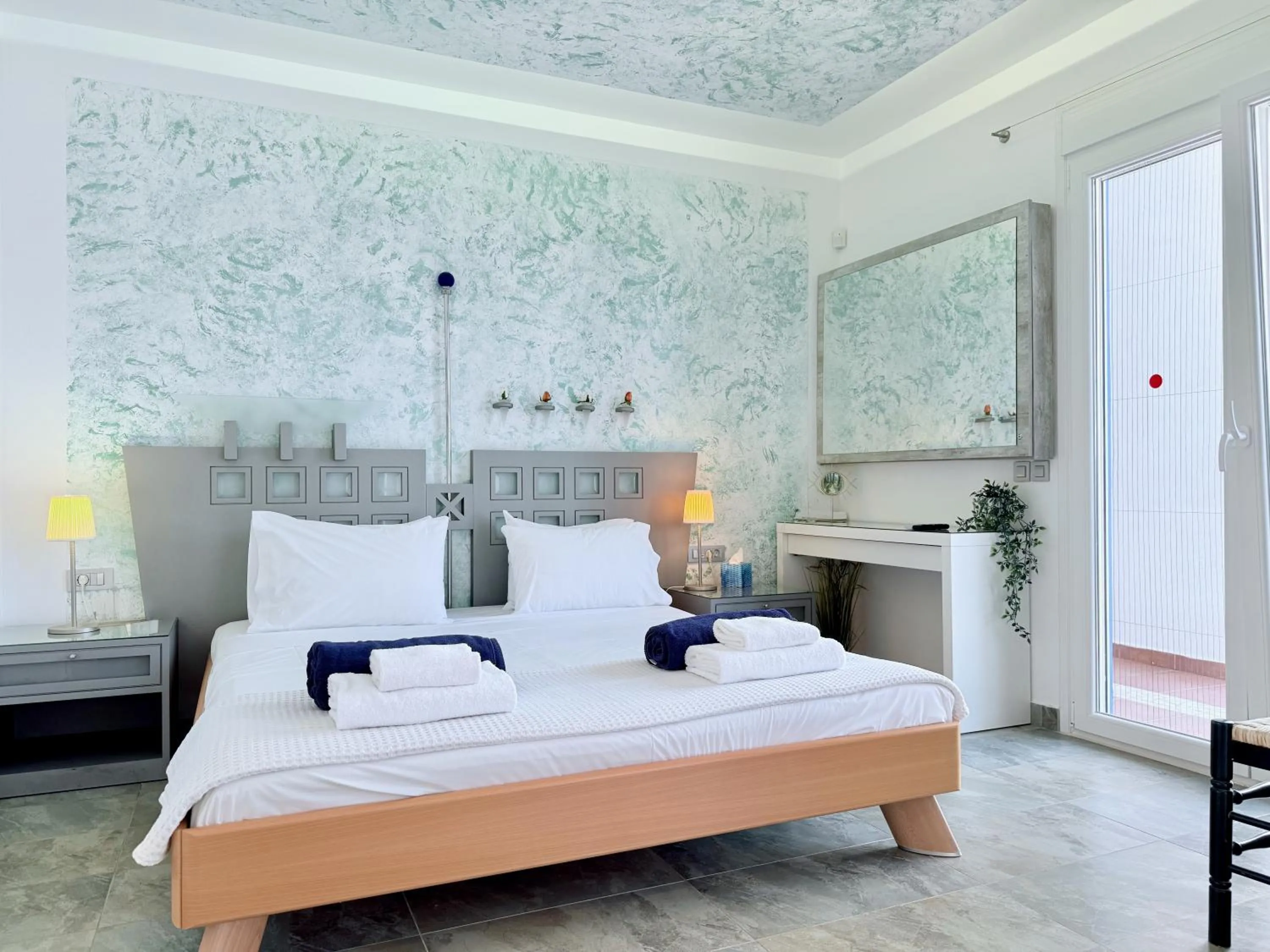 Bed in Grande Dame Villa of Rhodes