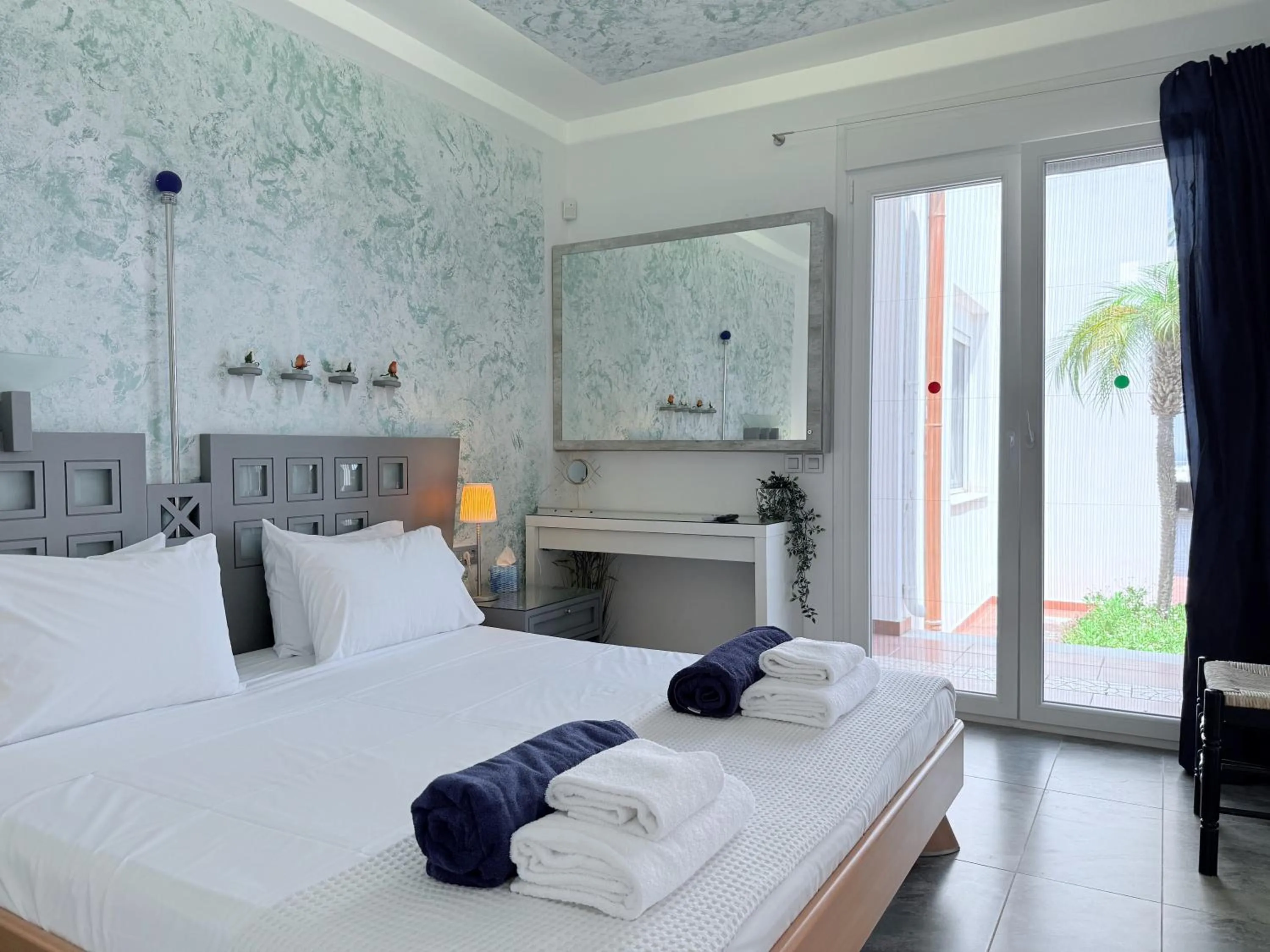Bed in Grande Dame Villa of Rhodes
